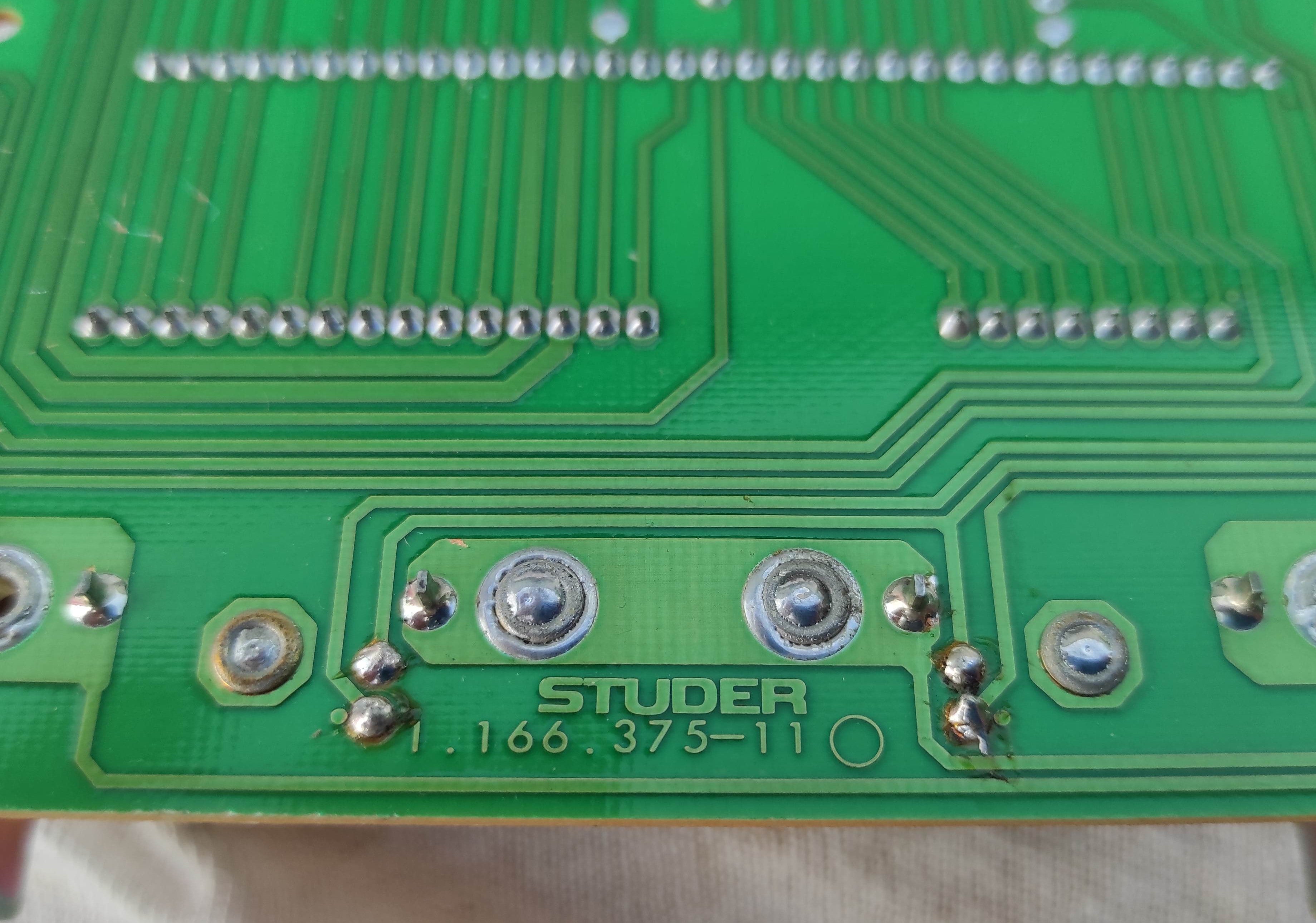 ReVox B760 1.166.375-11 PCB basis board not tested