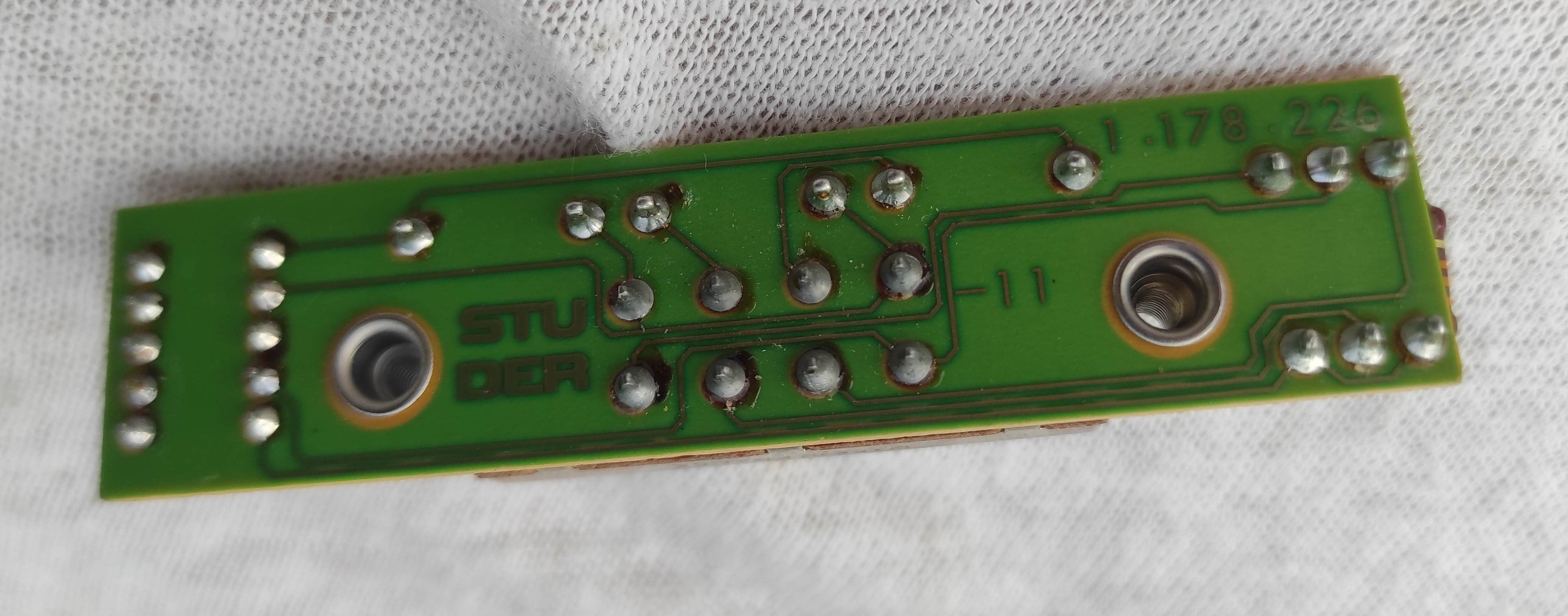 ReVox B750 1.179.226-11 phono impedance PCB not tested