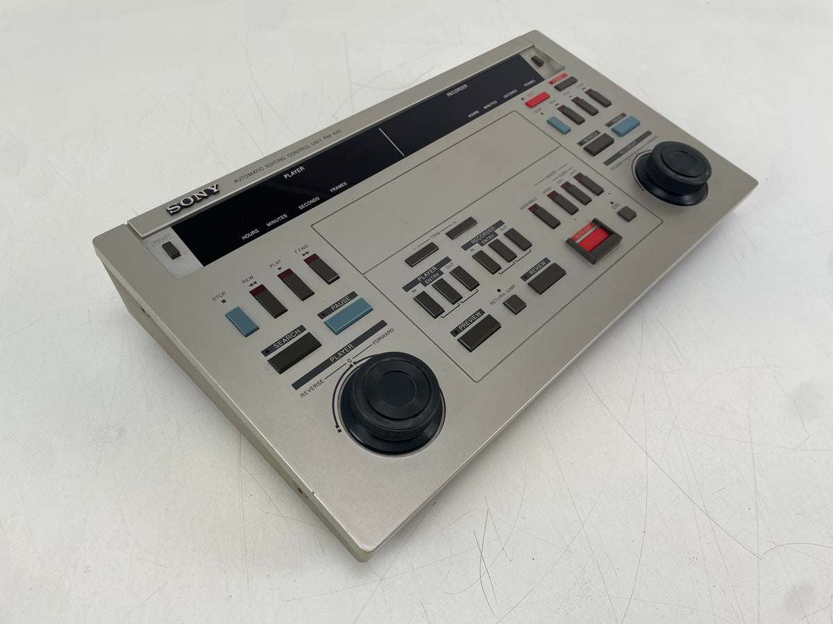 Sony – RM-440 – Automatic Editing Control Unit – Vintage Video Editing Controller - Untested