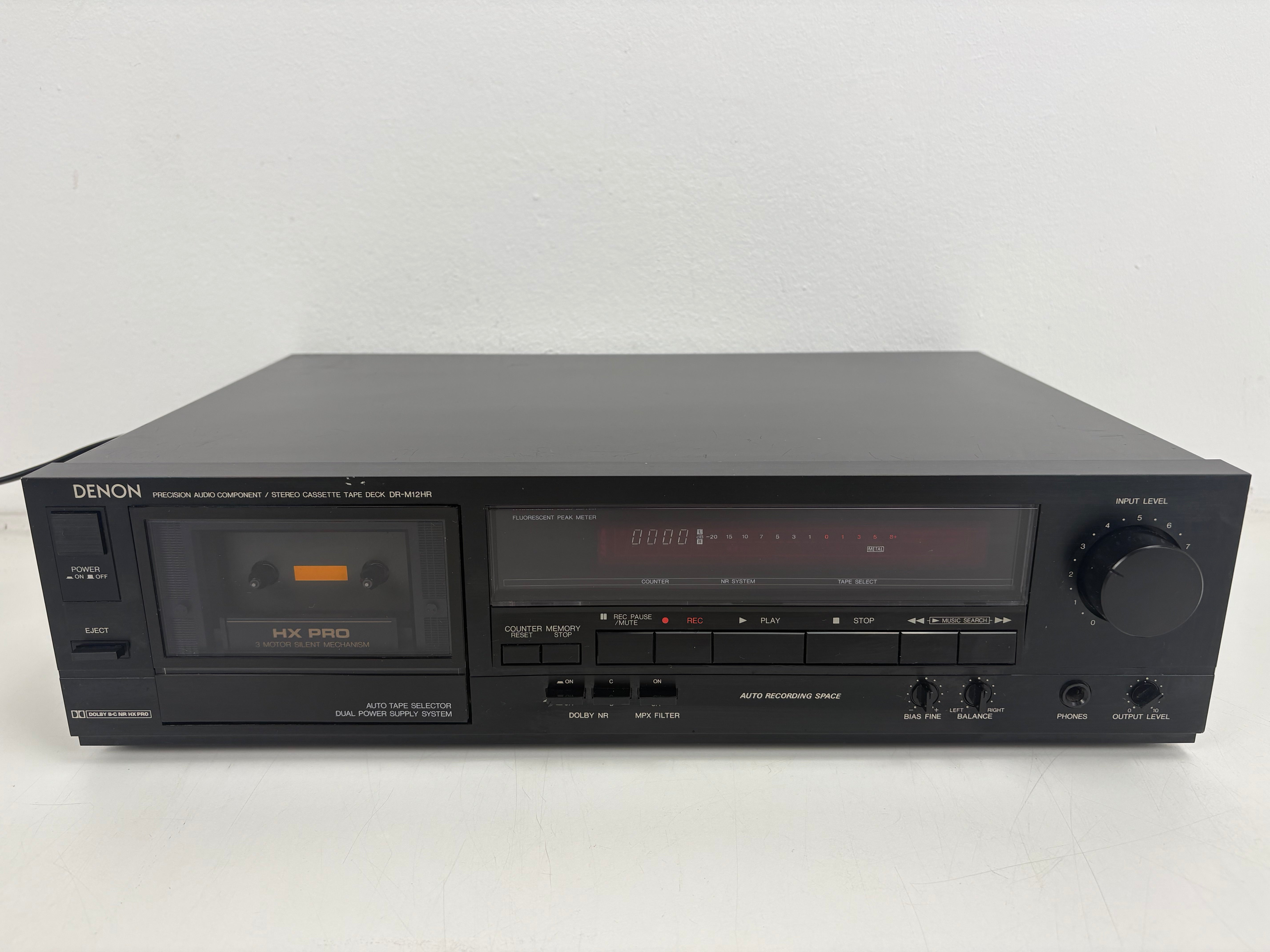 Denon DR-M12HR - Stereo Cassette Deck