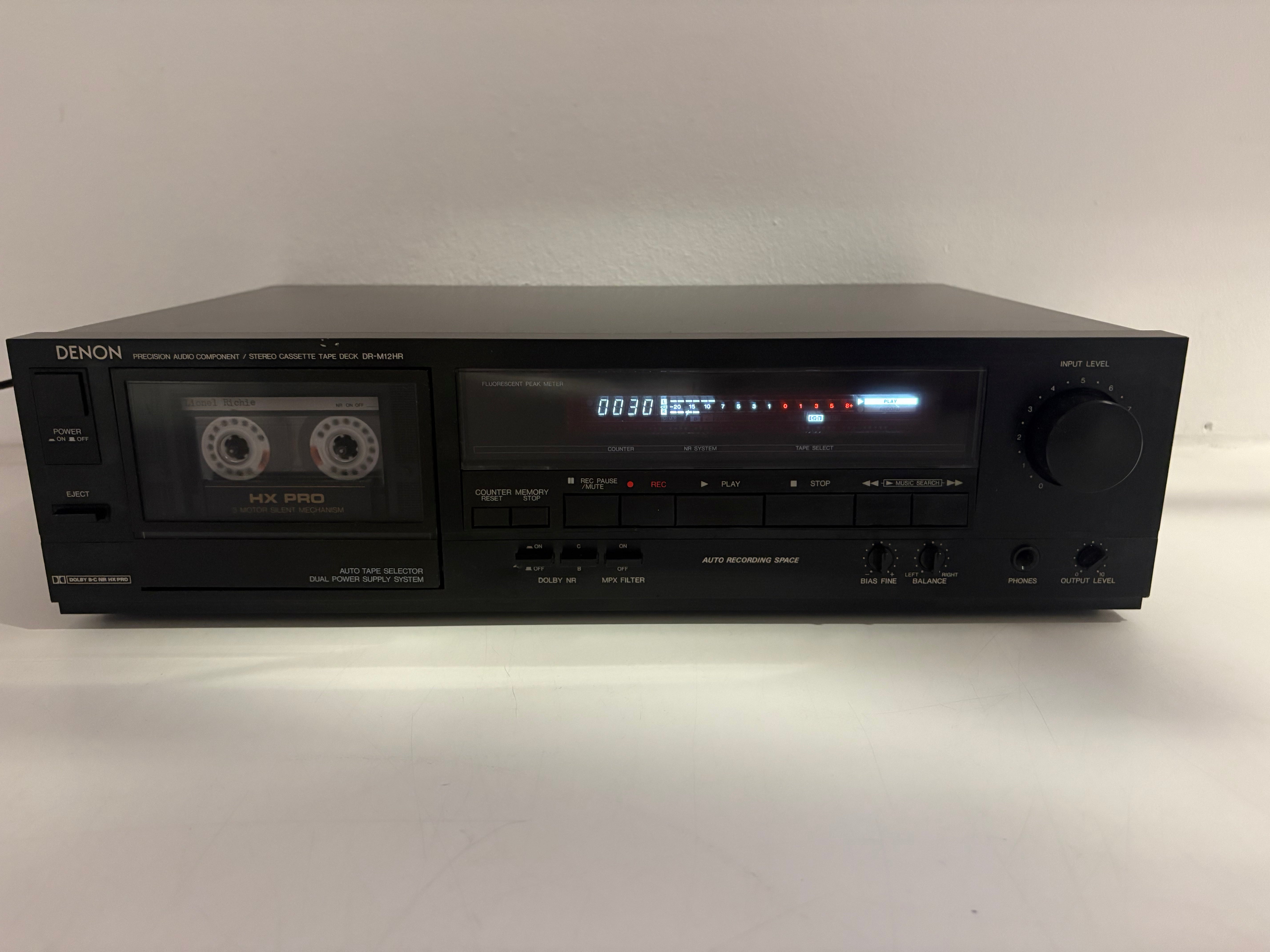 Denon DR-M12HR - Stereo Cassette Deck