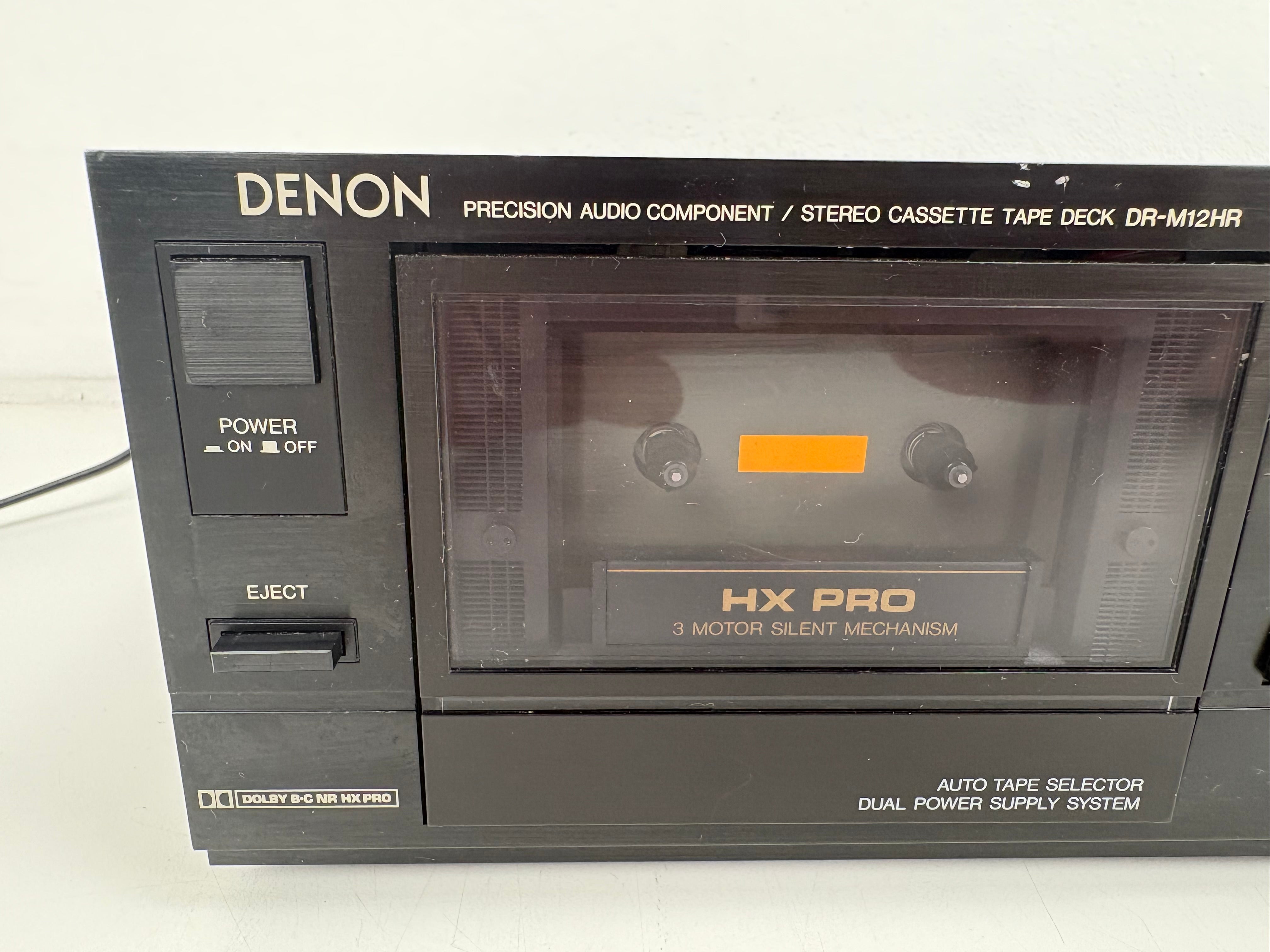 Denon DR-M12HR - Stereo Cassette Deck