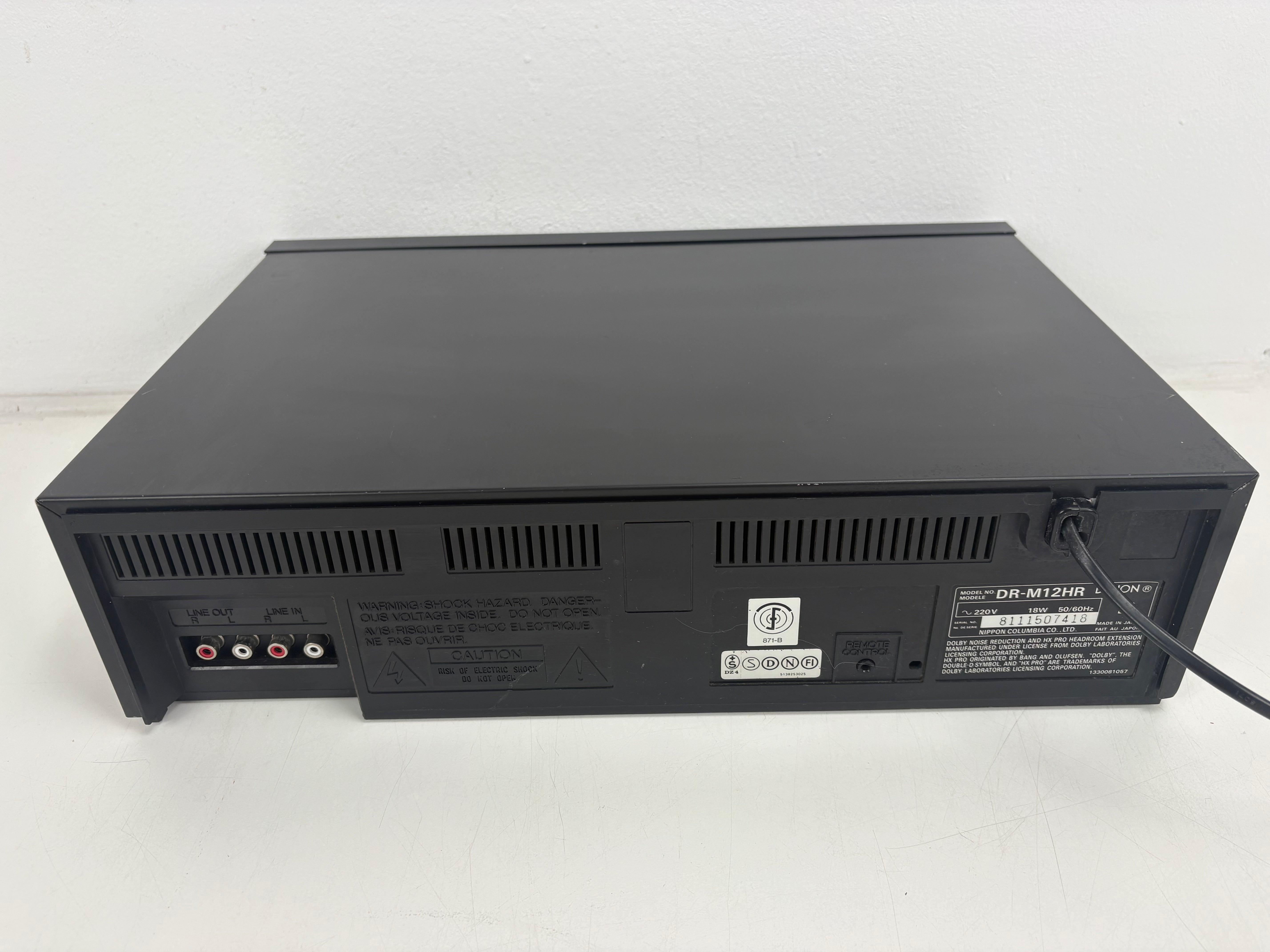 Denon DR-M12HR - Stereo Cassette Deck