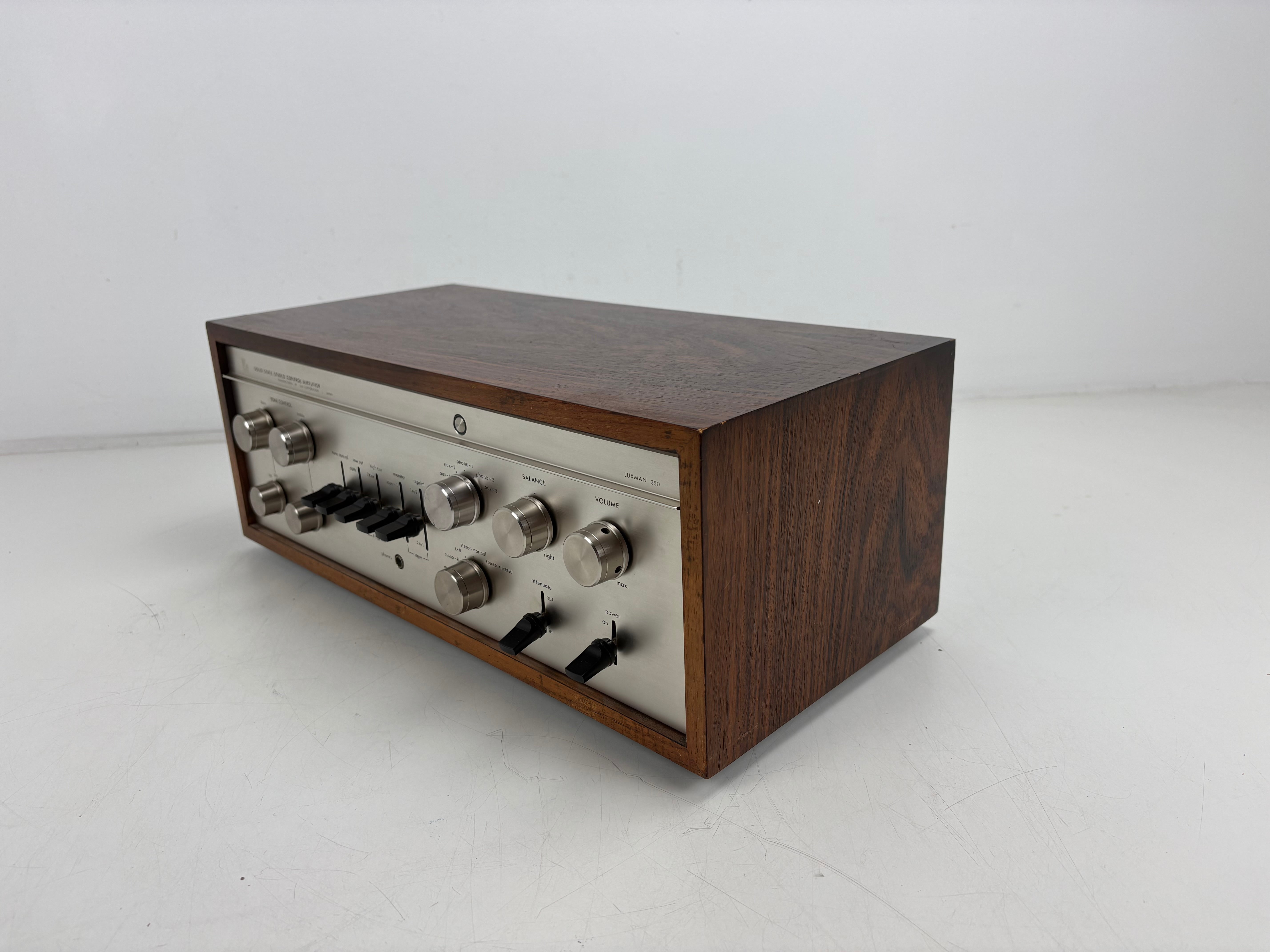 Luxman CL-350 & M-150 – Stereo Pre-Amplifier / Power Amplifier Set – Fully Recapped