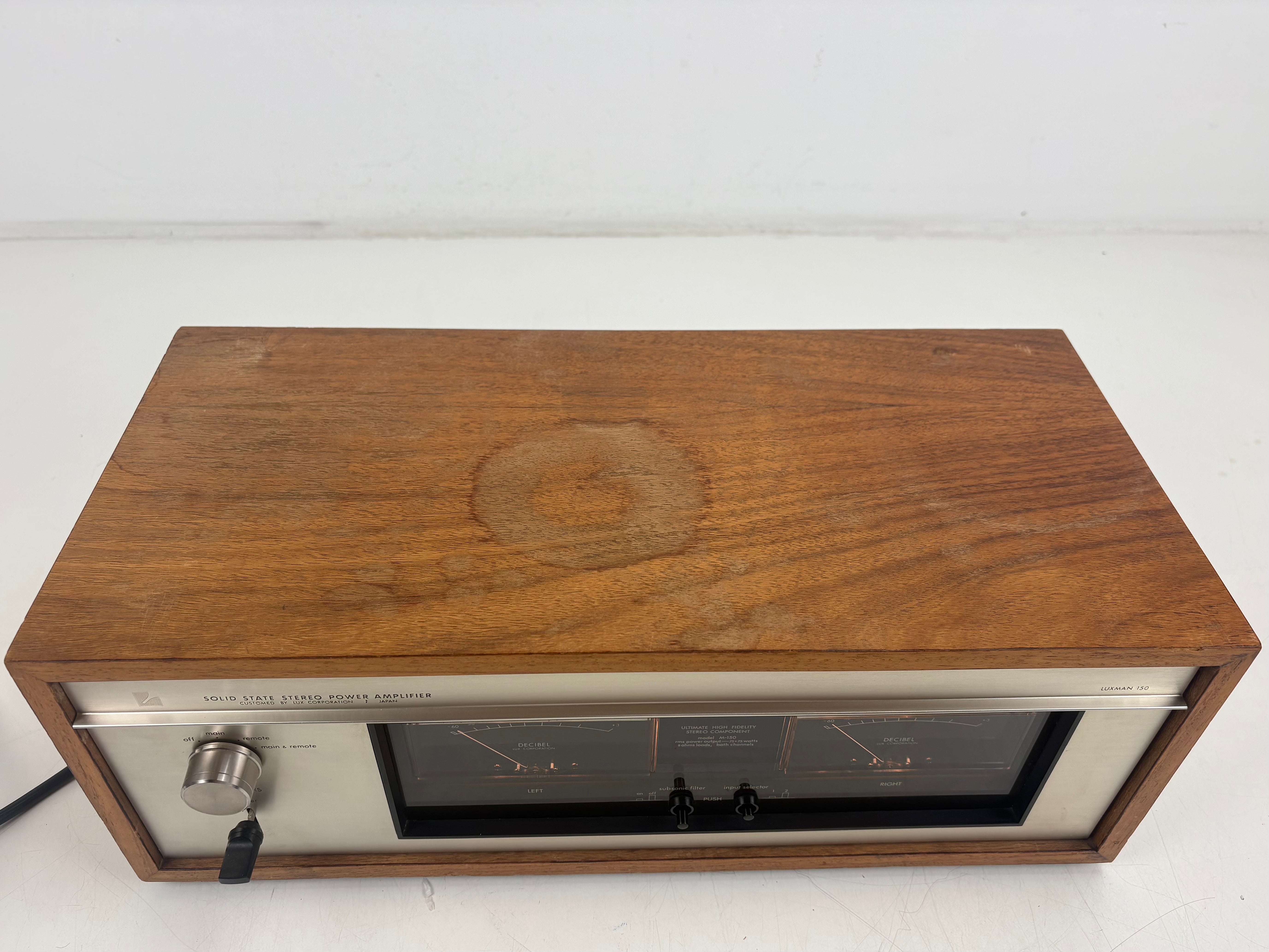 Luxman CL-350 & M-150 – Stereo Pre-Amplifier / Power Amplifier Set – Fully Recapped