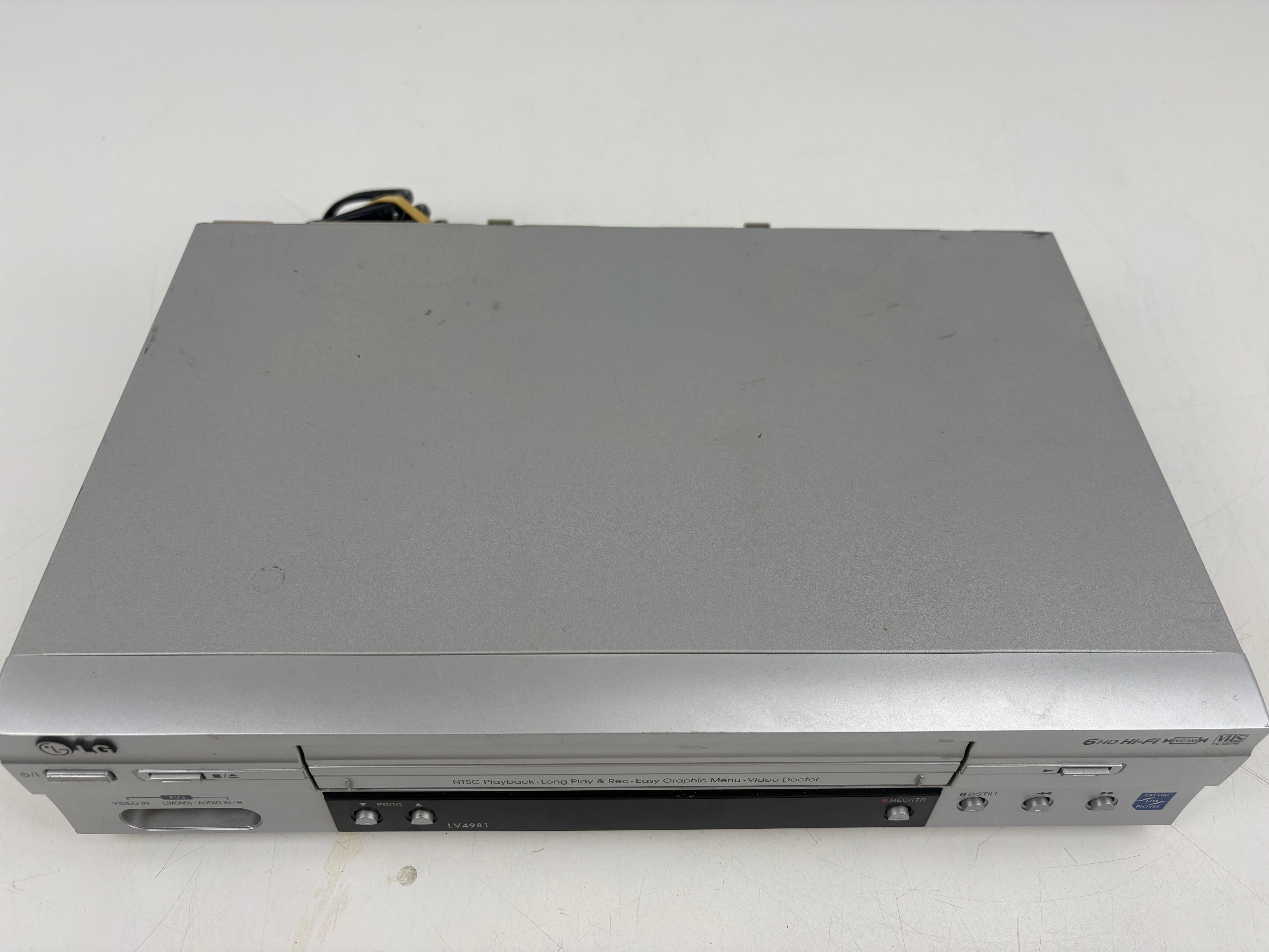 LG - LV4981 - VHS 4HD HiFi Video Recorder - NTSC - Not Tested