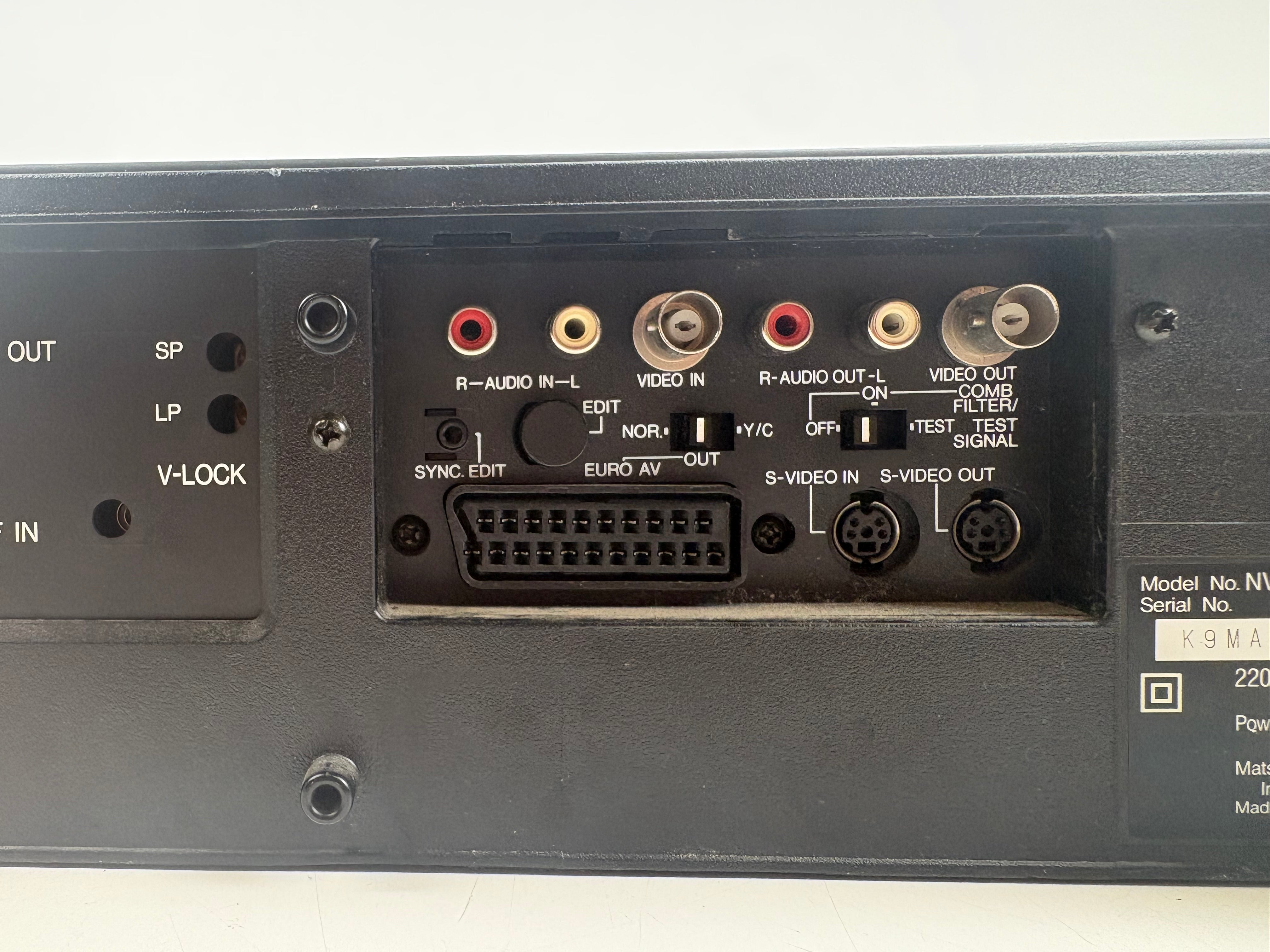 Panasonic - NV-FS100EV - Super VHS Player - 4-Head - Serviced (Repaired)