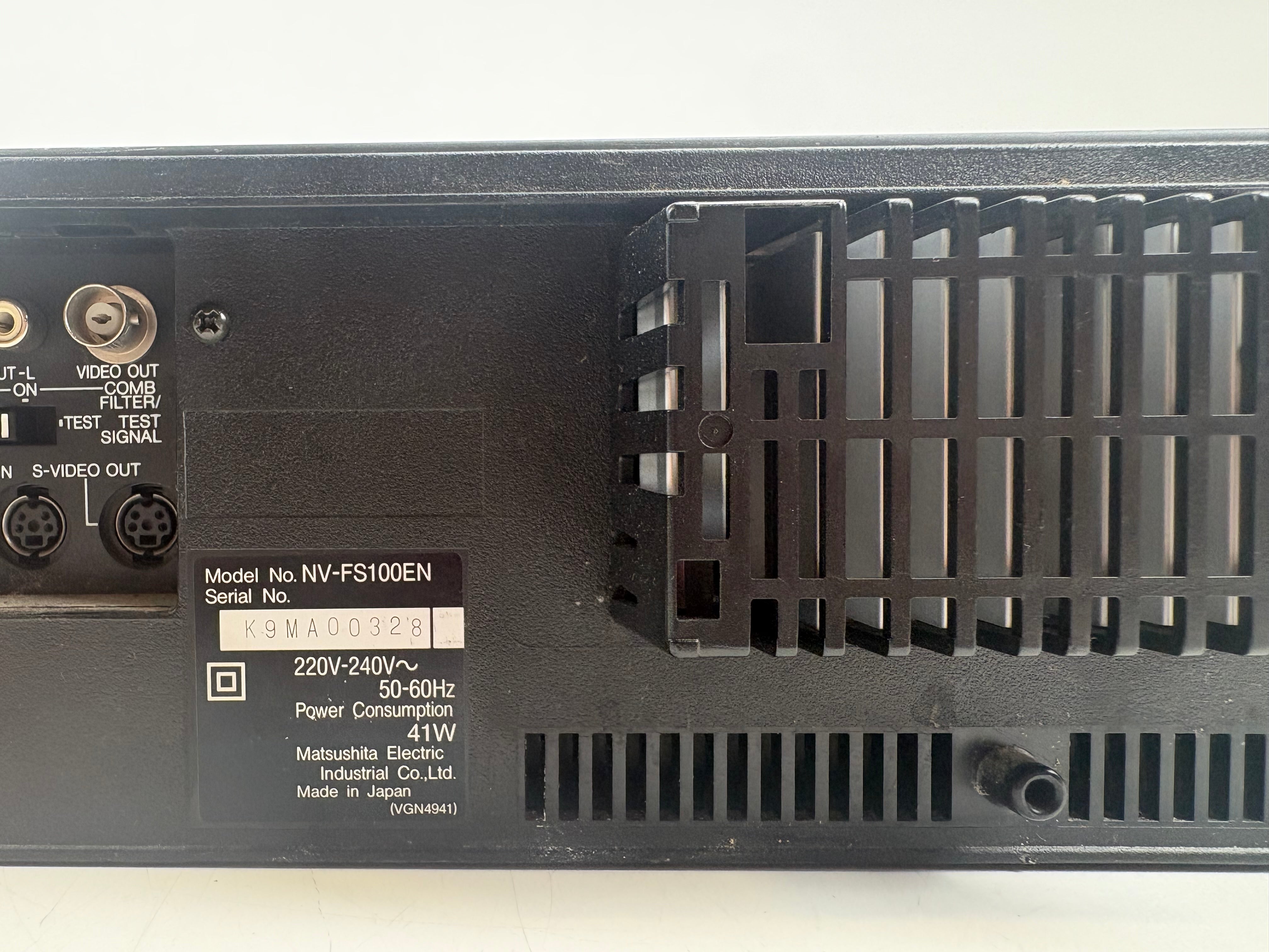 Panasonic - NV-FS100EV - Super VHS Player - 4-Head - Serviced (Repaired)