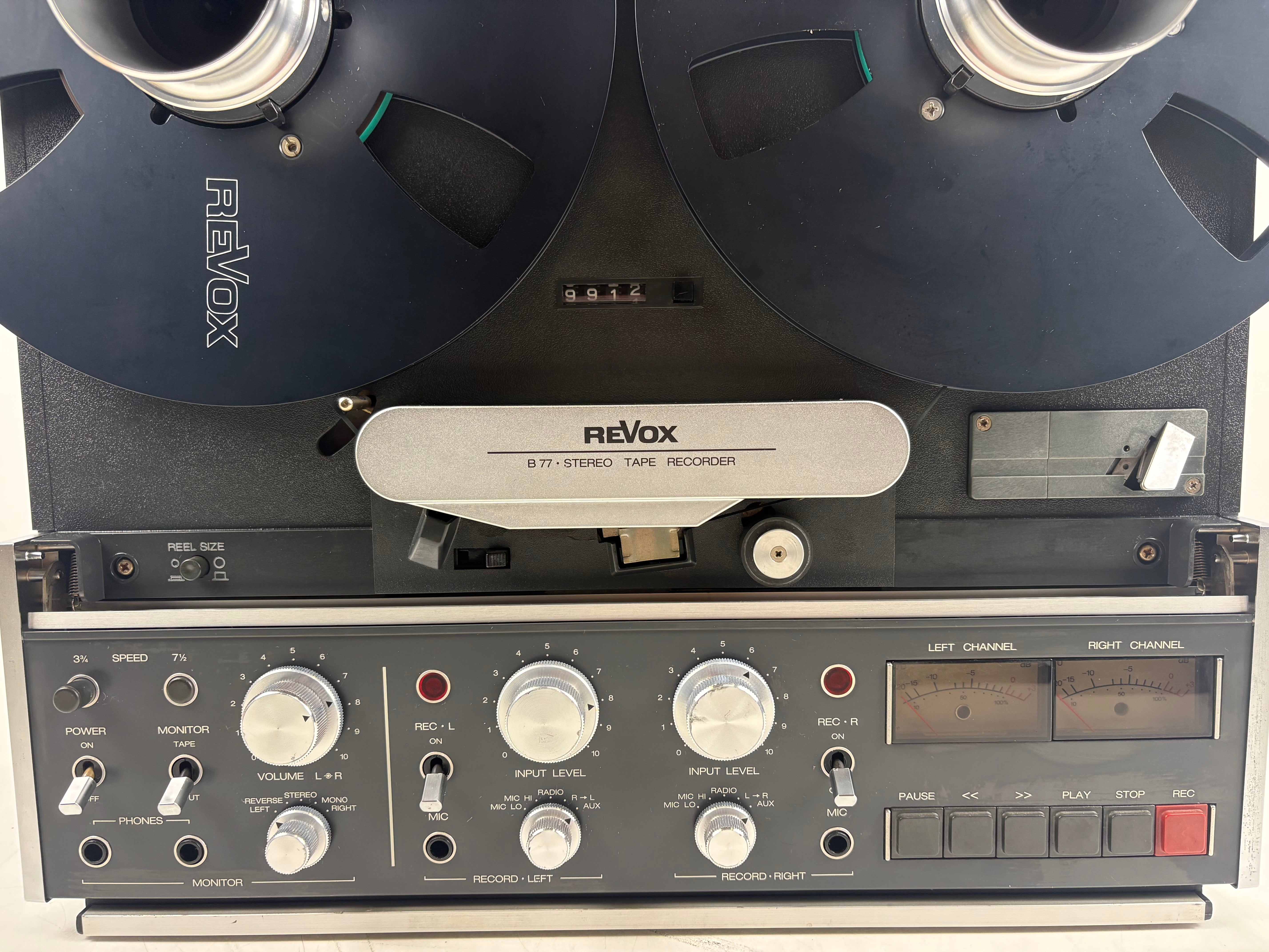 Revox - B77 MK 1 - 2 Track - Stereo Tape Recorder - Serviced/Recapped