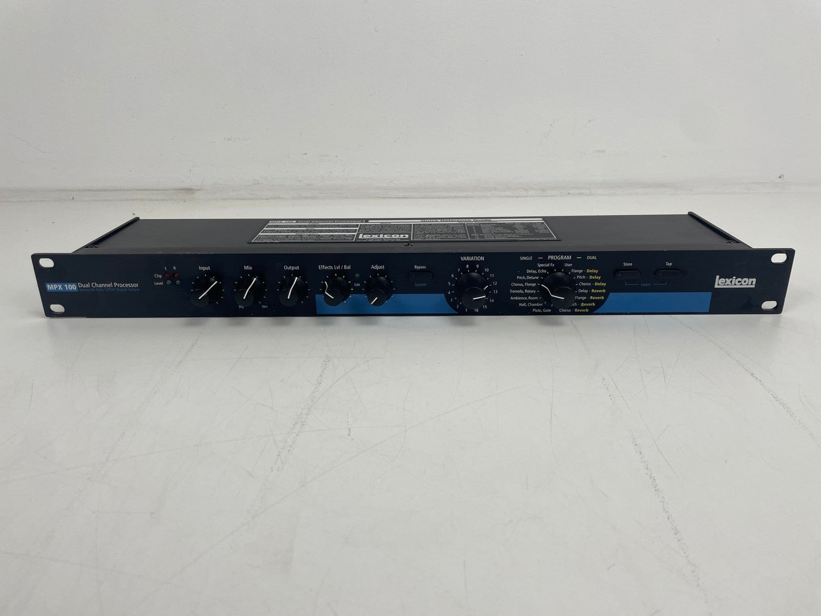 Lexicon MPX100 Effectprocessor – Zoals hij is