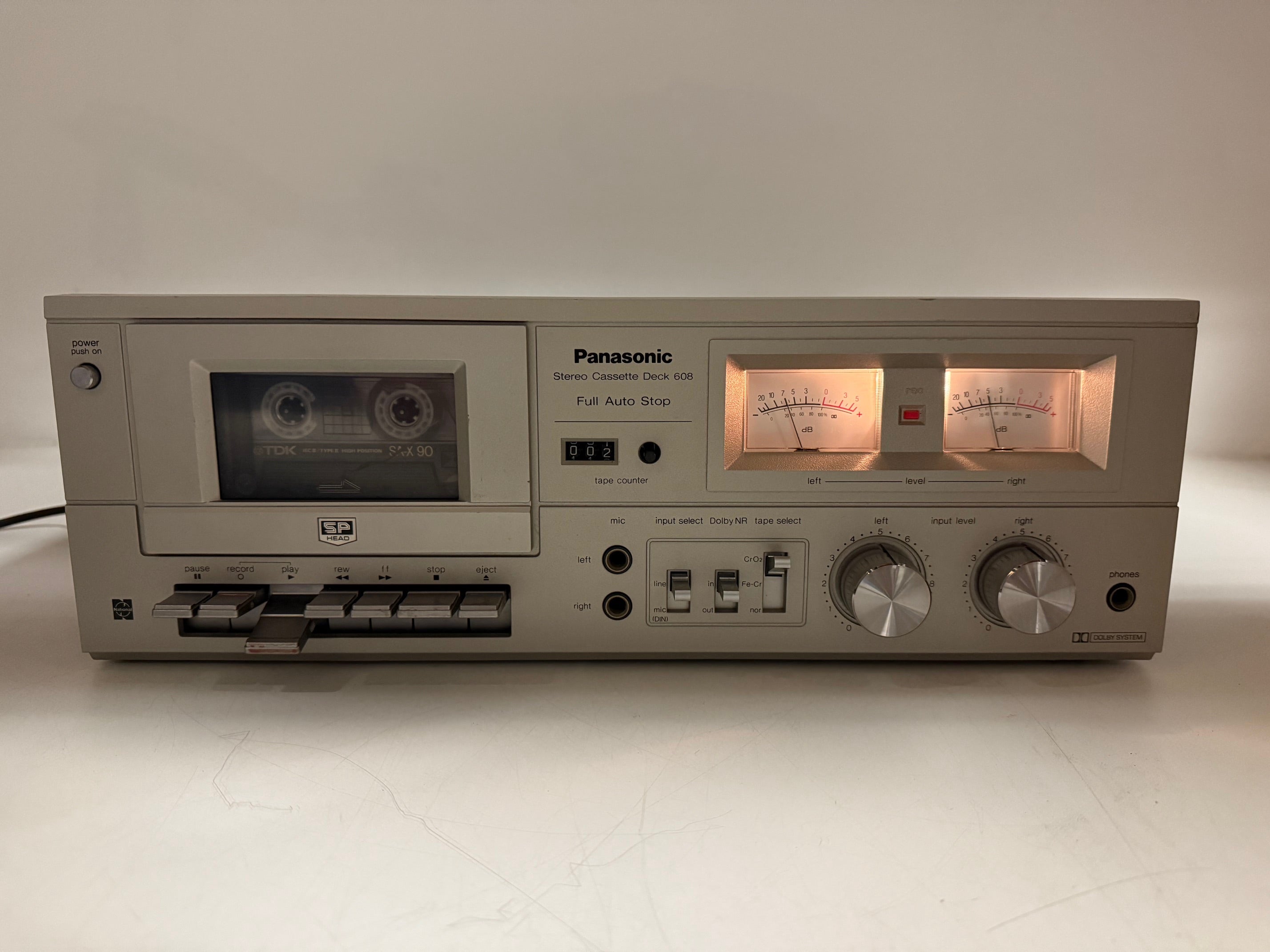 Panasonic RS-608 stereo cassettedeck - Onderhoud uitgevoerd