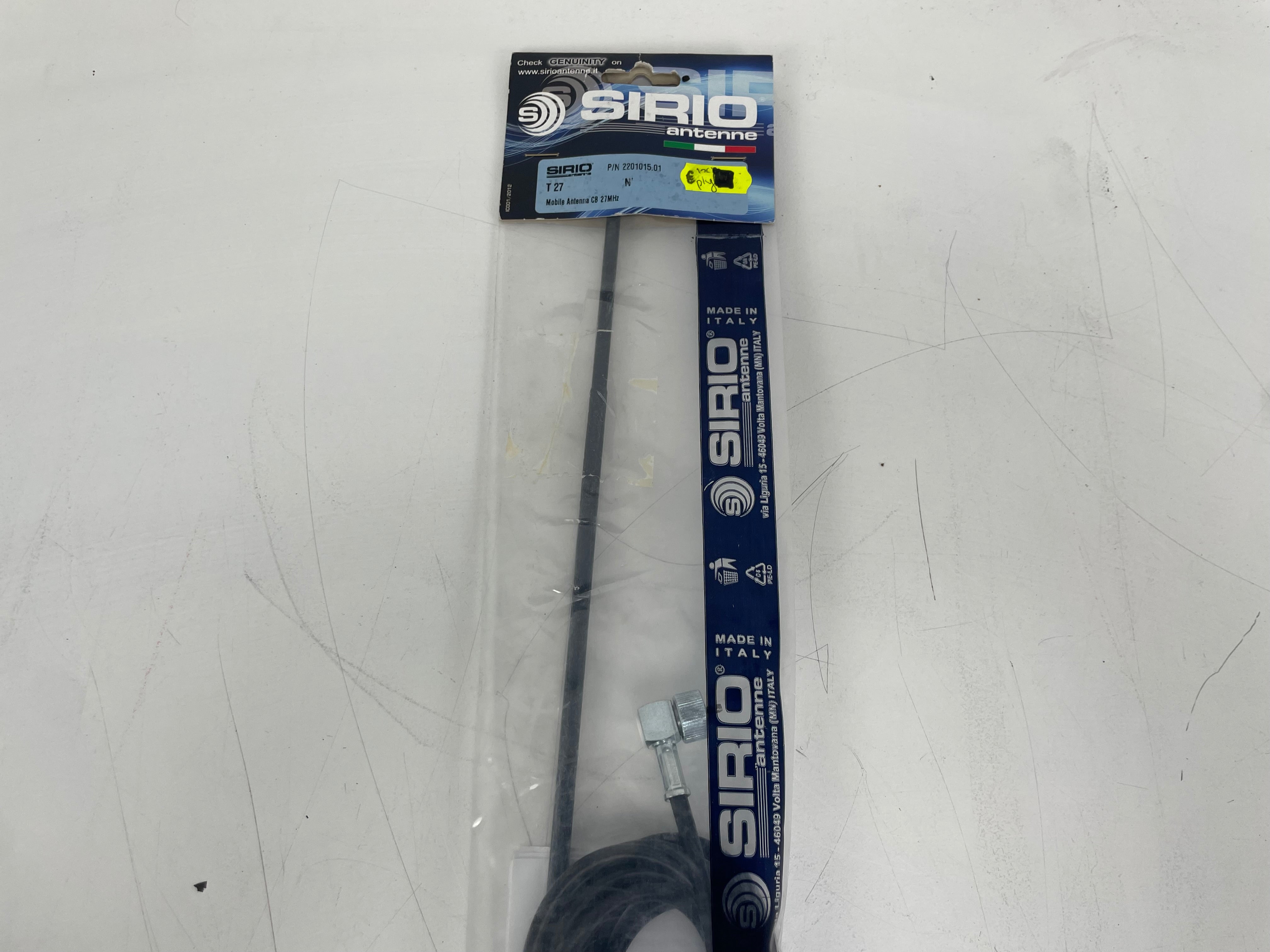 Sirio - T27 - Mobile Antenna - 27MHz - New Old Stock
