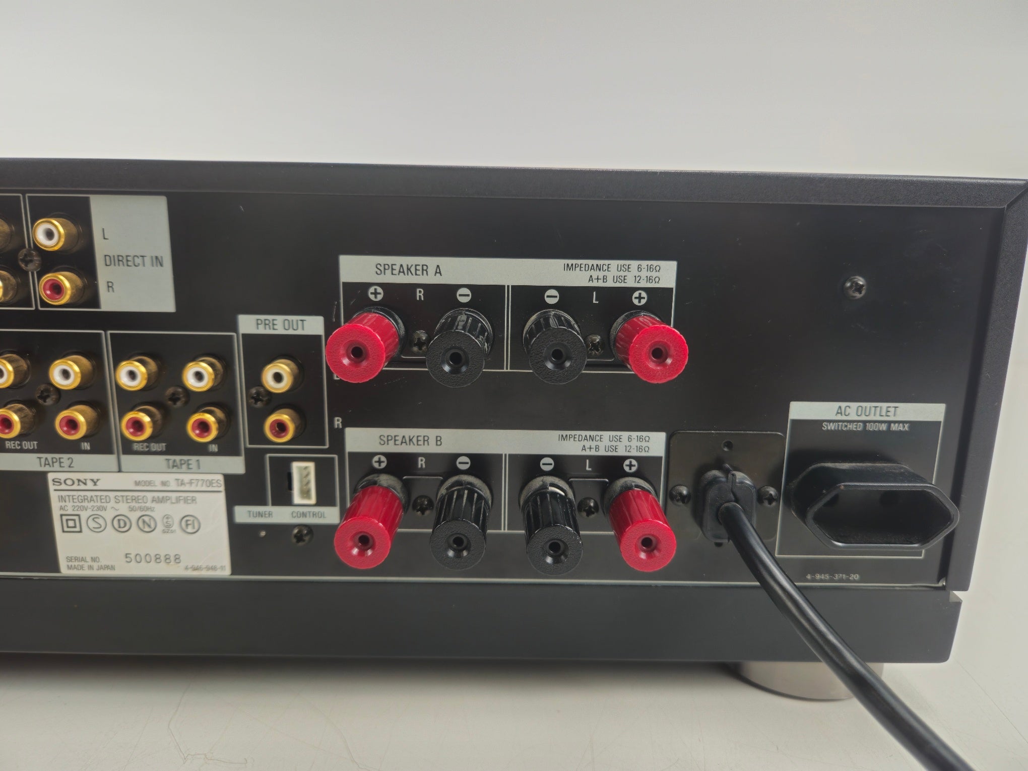 Sony - F770ES - Stereo Amplifier - ES-Series