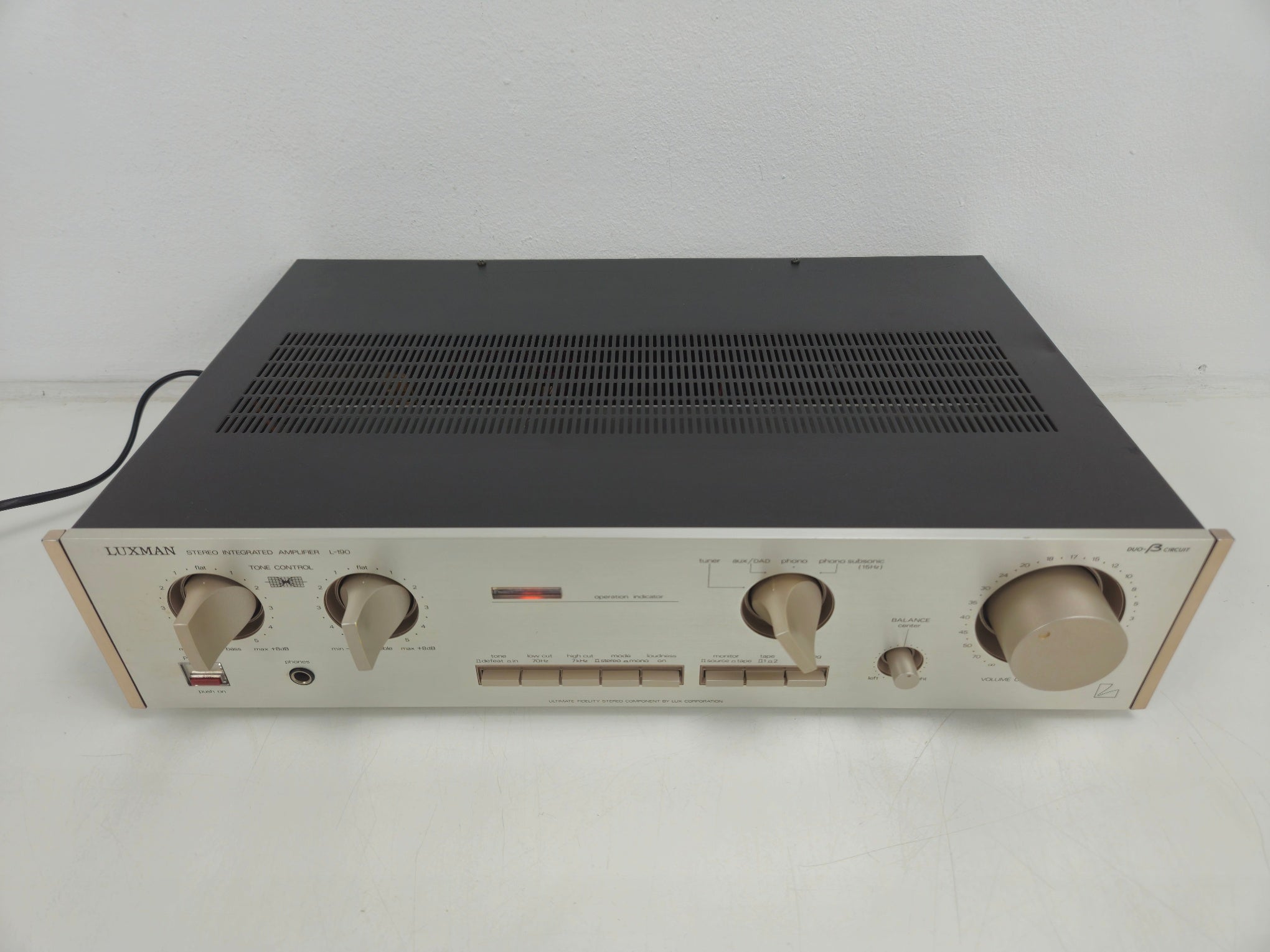 Luxman - L-190 - Duo Beta Stereo Integrated Amplifier