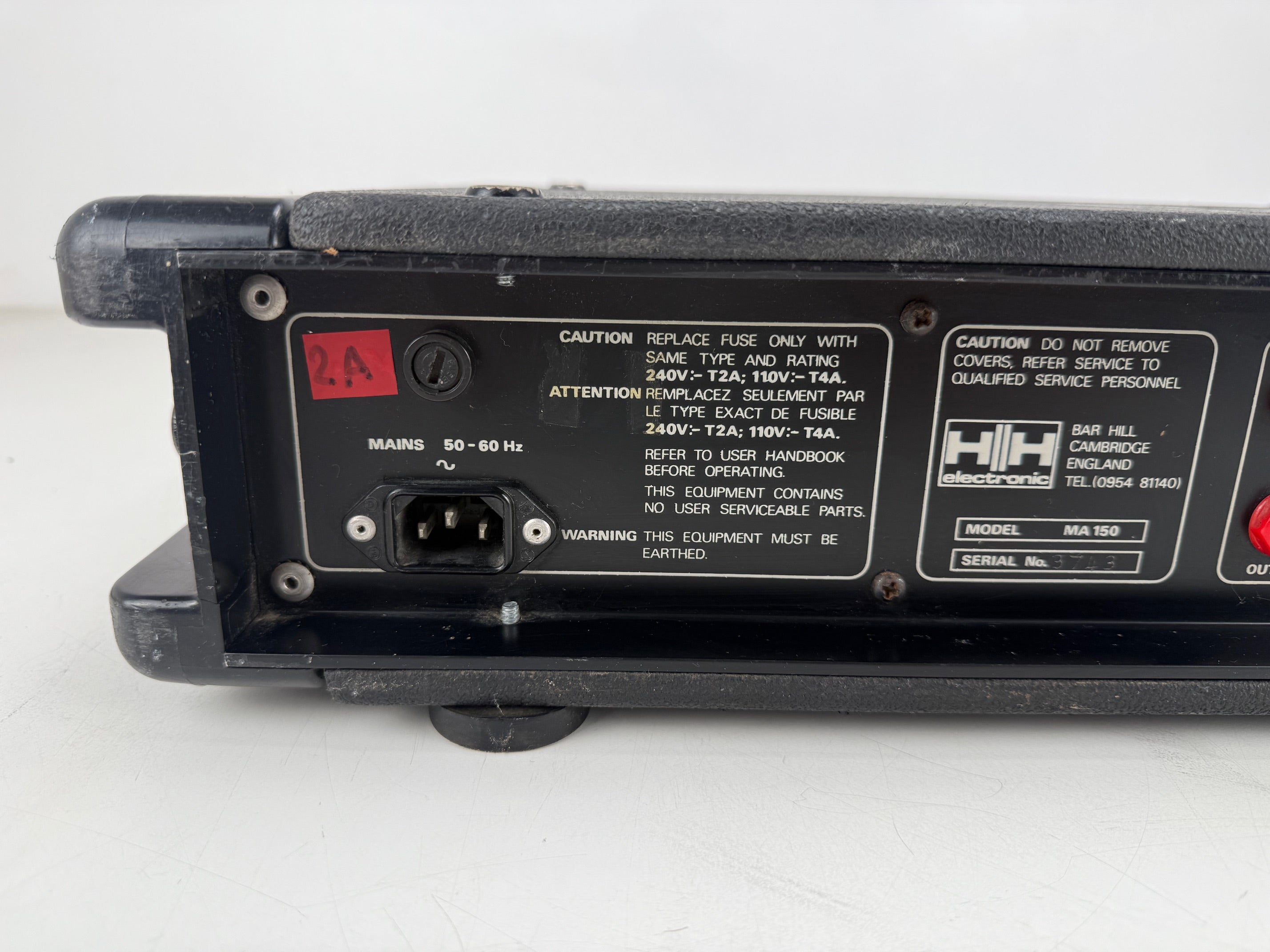H&H MA150 5-Channel Mixer Amplifier With Build In Spring Reverb