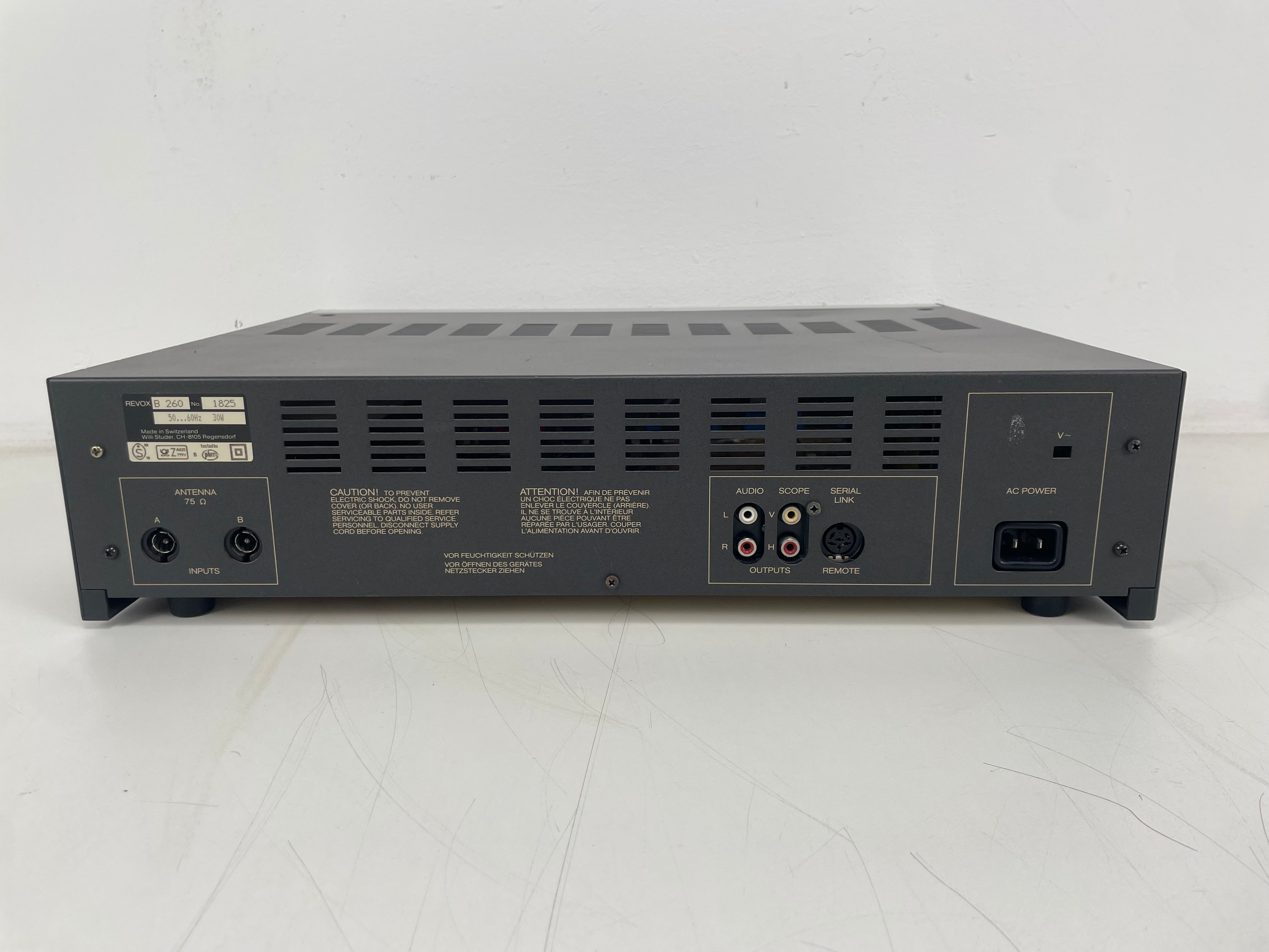 Revox - B260 - Tuner - Serviced (Repaired)