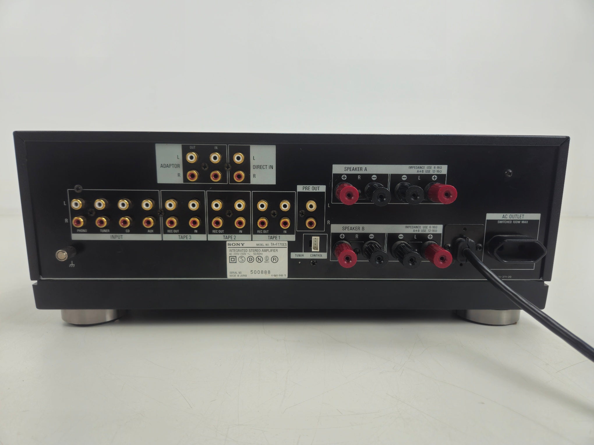 Sony - F770ES - Stereo Amplifier - ES-Series