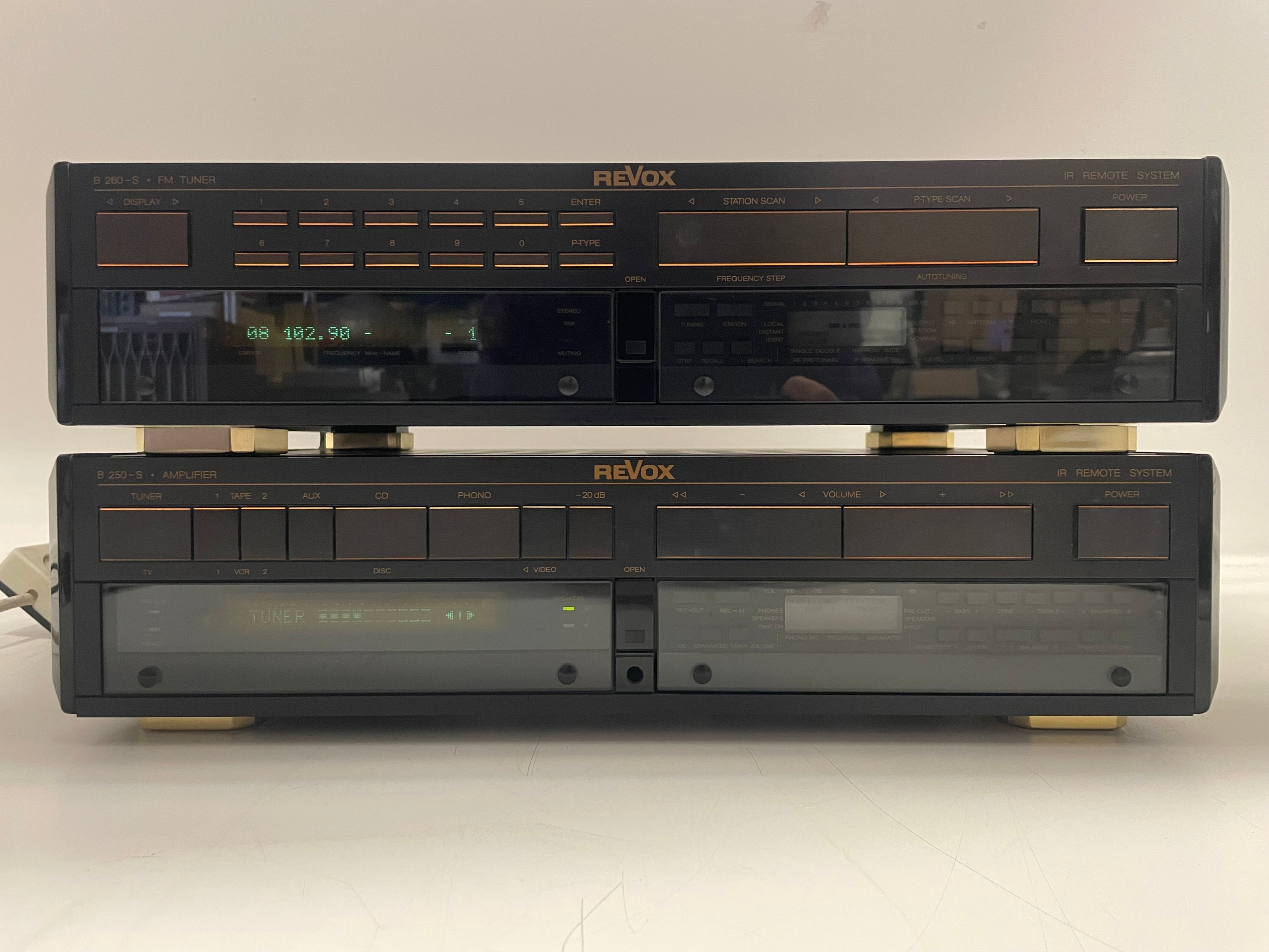 Revox - B250-S/B260-S - Stereo Integrated Amplifier + FM Stereo Tuner