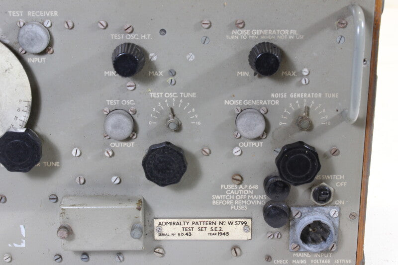 Admiralty W5799 test set S.E.2 1945