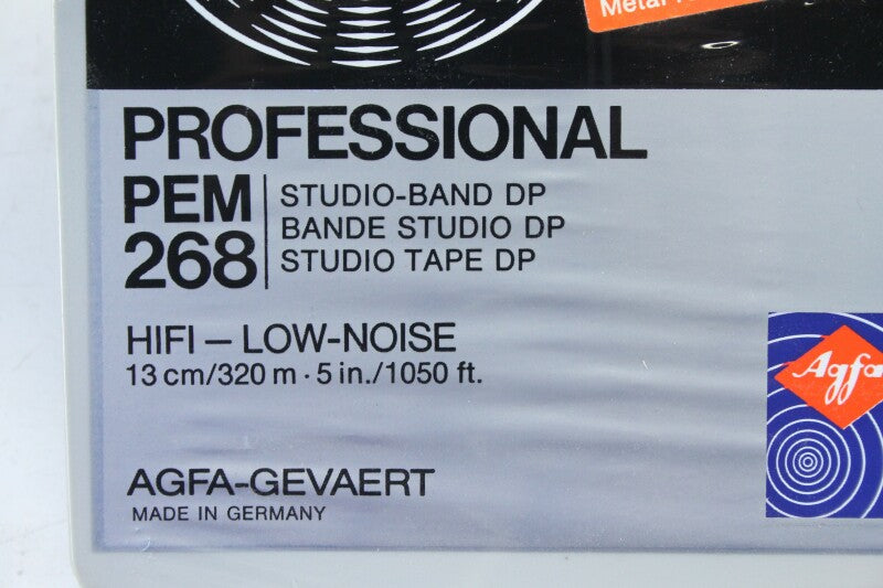 Agfa PEM 268 Professional Tape DP - HIFI-Low Noise