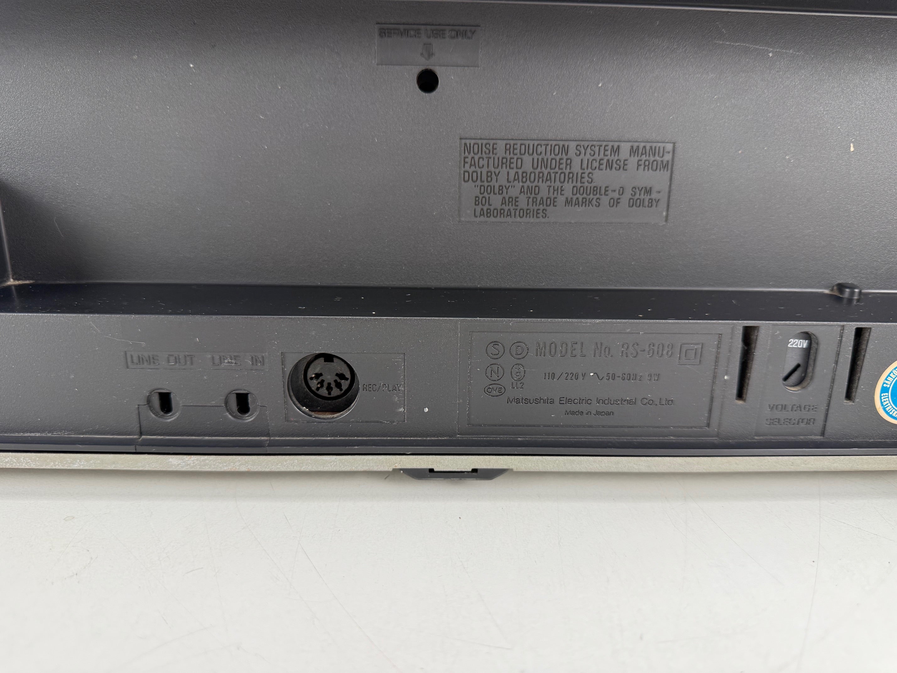 Panasonic RS-608 stereo cassettedeck - Onderhoud uitgevoerd