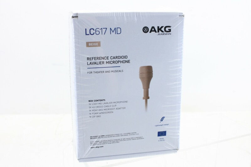 AKG LC617 MD Reference Cardioid Lavalier Microphone BEIGE