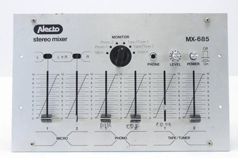 Alecto MX-685 Stereo Mixer