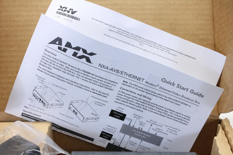 AMX NXA-AVB/Ethernet A/V Breakout Box