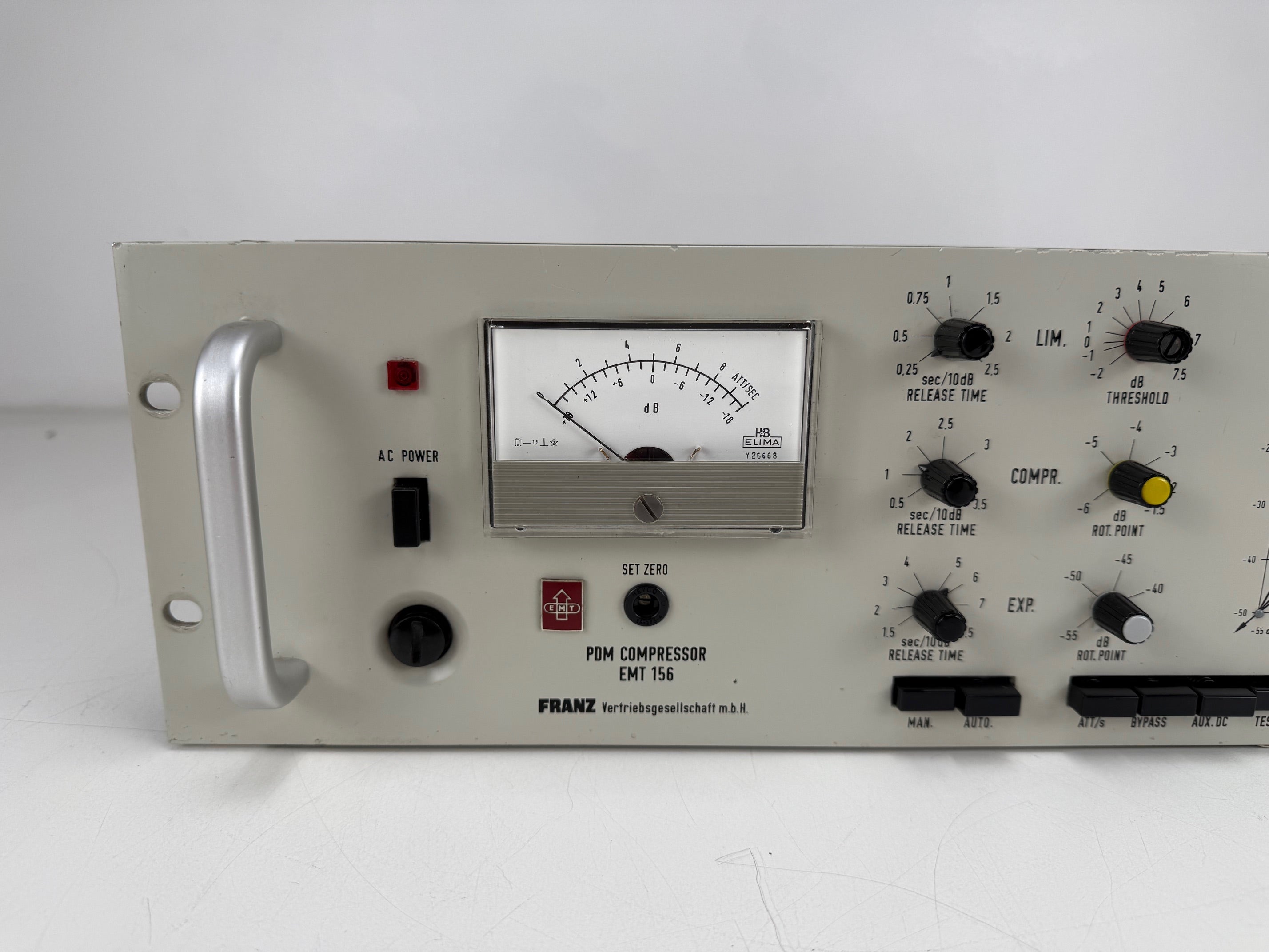 EMT PDM stereo Compressor EMT 156 with manuals - Fully Serviced