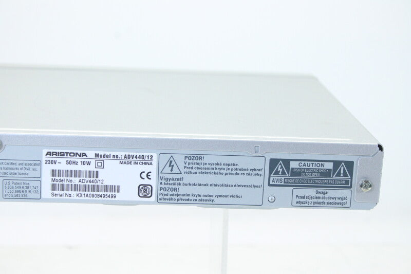 Aristona ADV440 - DVD Player with USB Port