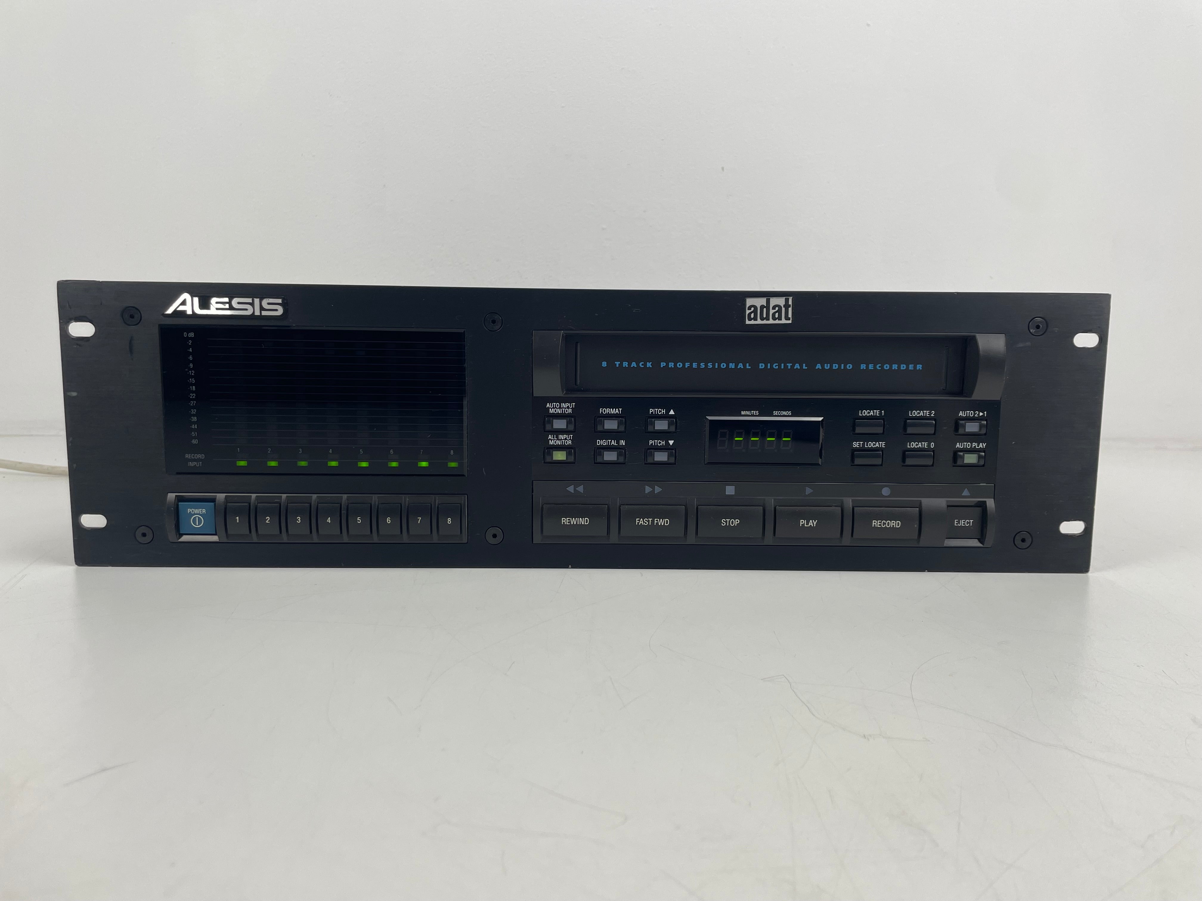 Alesis - 8 Track Professional Digital Audio Recorder - ADAT Recorder - Inc. Remote - Online As Is