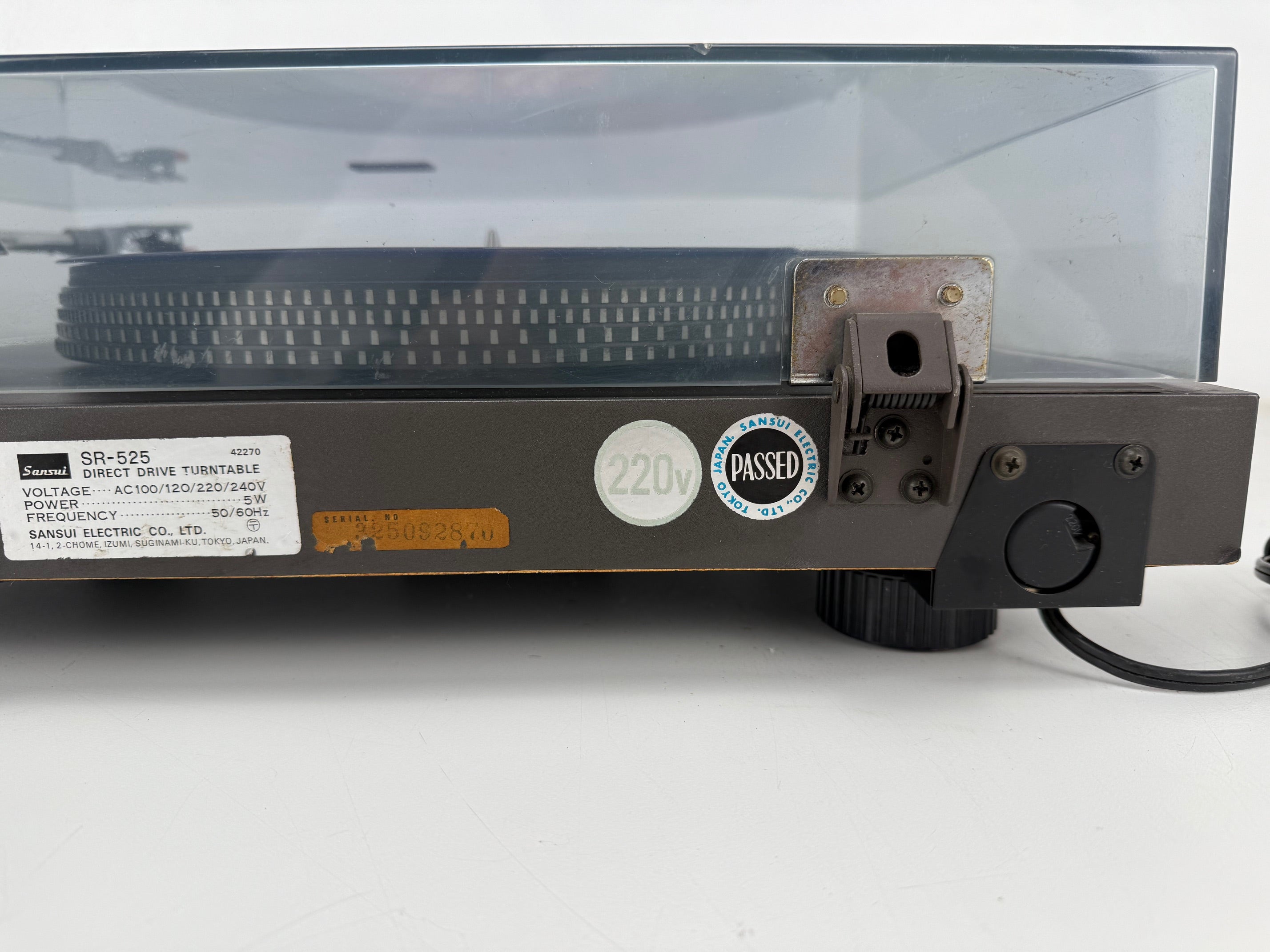 Sansui SR - 525 Direct Drive Turntable