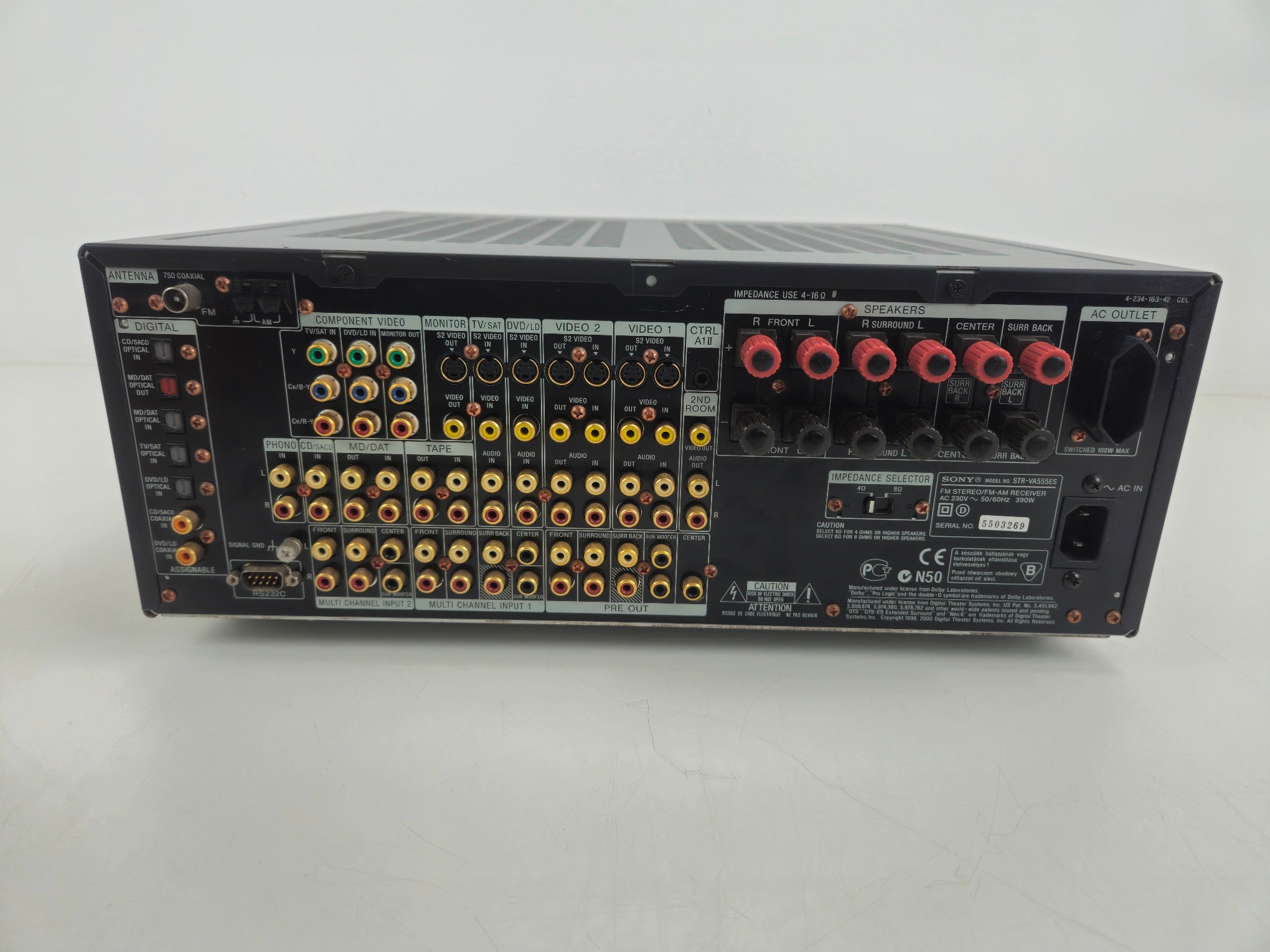 Sony - VA555ES - Audio Video Receiver - ES-Series