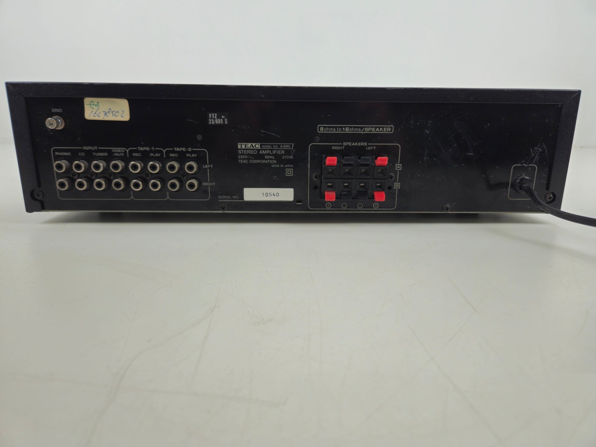 Teac - A-880 DC - Intergrated Stereo Amplifier