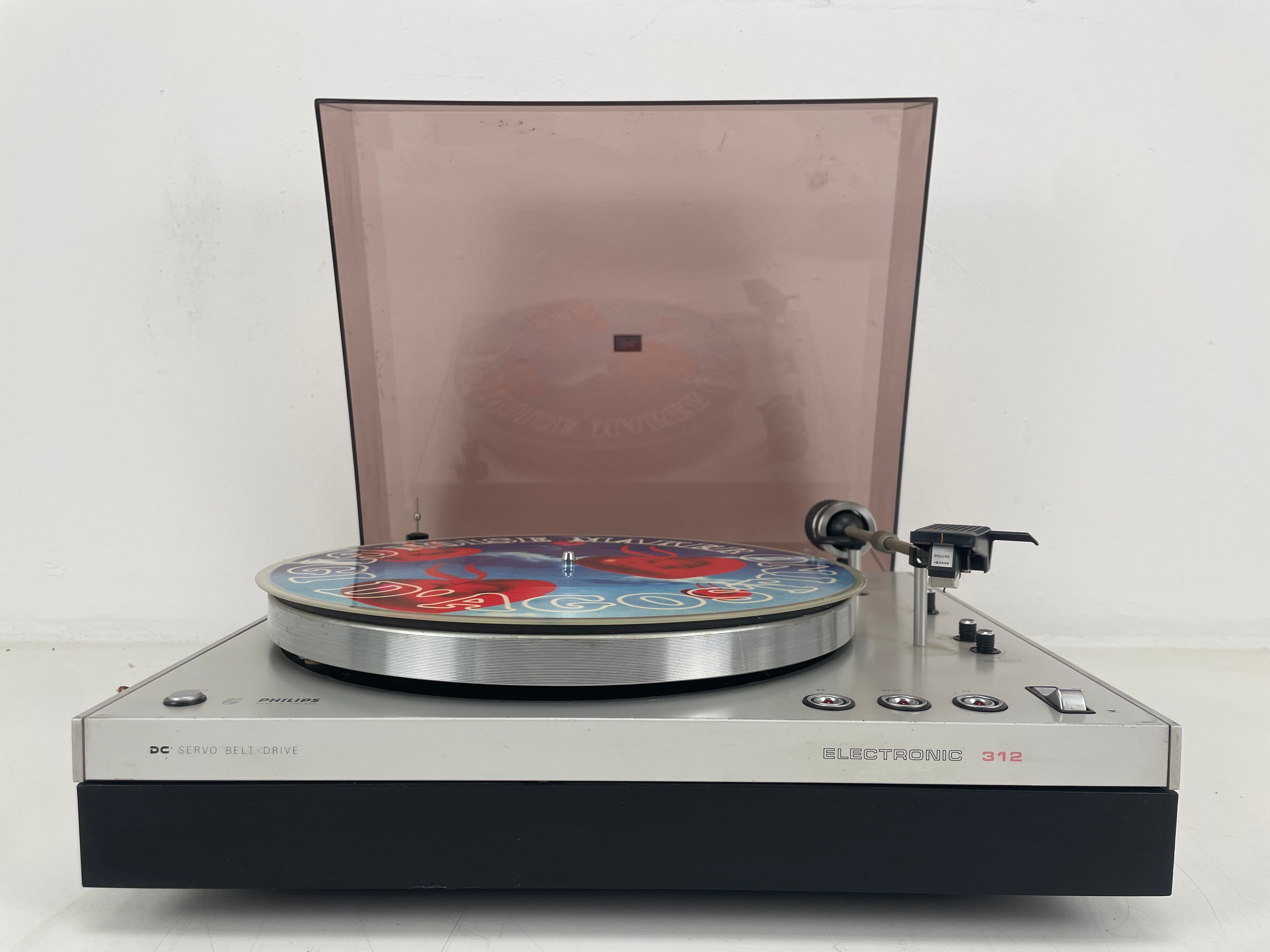 Philips - GA312 - Turntable - New Belt & Stylus GP400 - W/ Manual