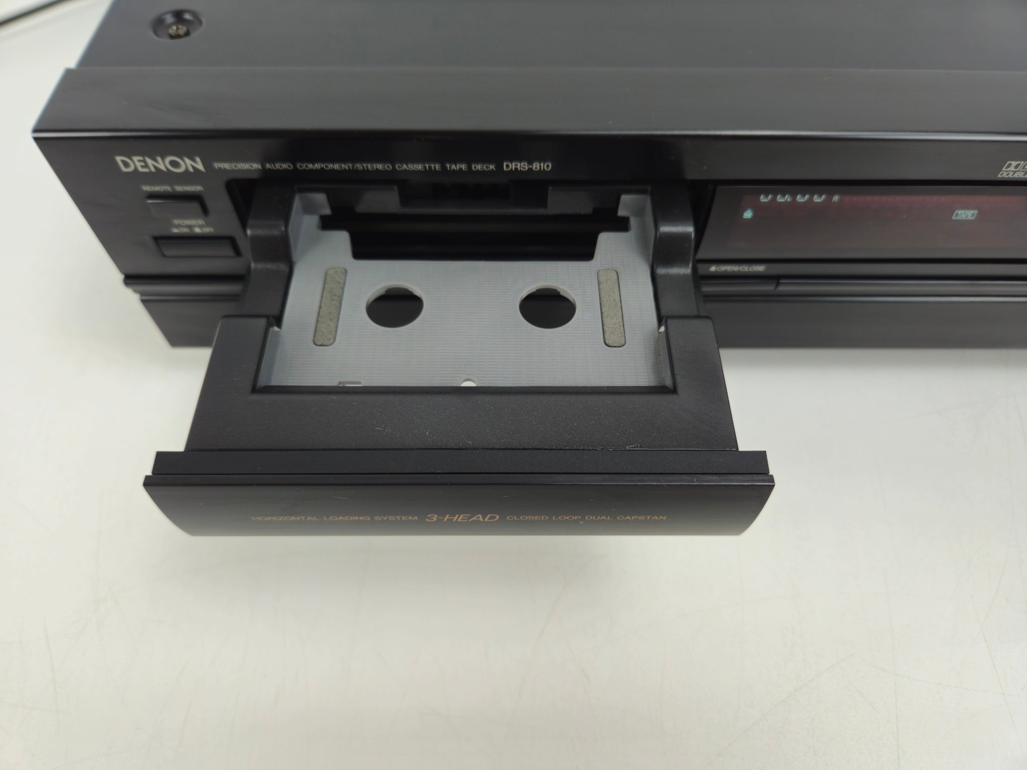 Denon - DRS-810 - Stereo 3 Head Cassette Deck - Horizontal Loading