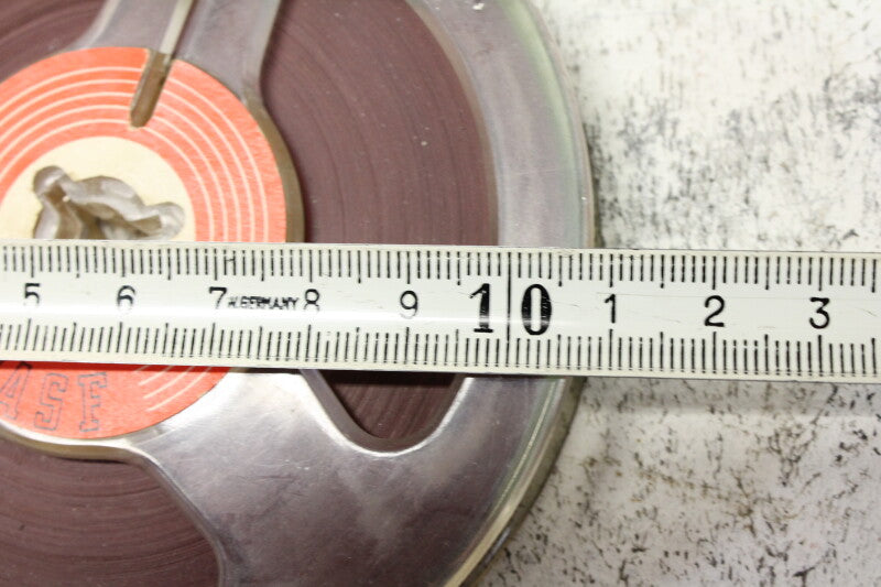 BASF Magnetophonband 1/4" reel tape 4" USED (2 reels)