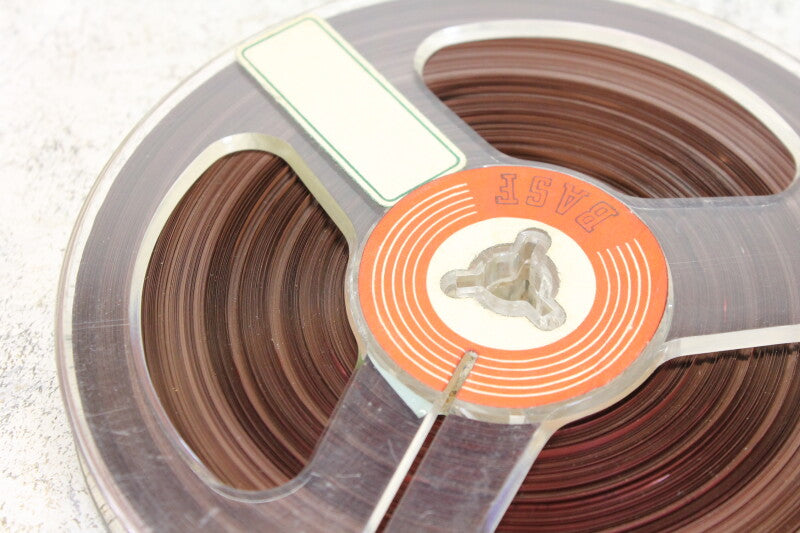 BASF Magnetophonband 1/4" reel tape 5" in box LGS 26 USED