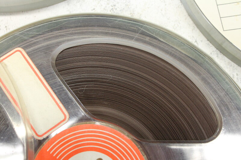 BASF Magnetophonband 1/4" reel tape 5¾" USED (3 reels)
