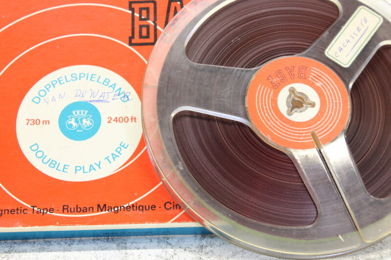 BASF Magnetophonband 1/4" reel tape 7" in box LGS 26 USED