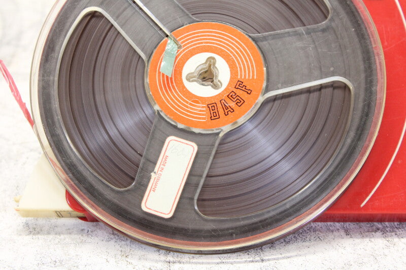 BASF Magnetophonband 1/4" reel tape 7" in plastic box USED