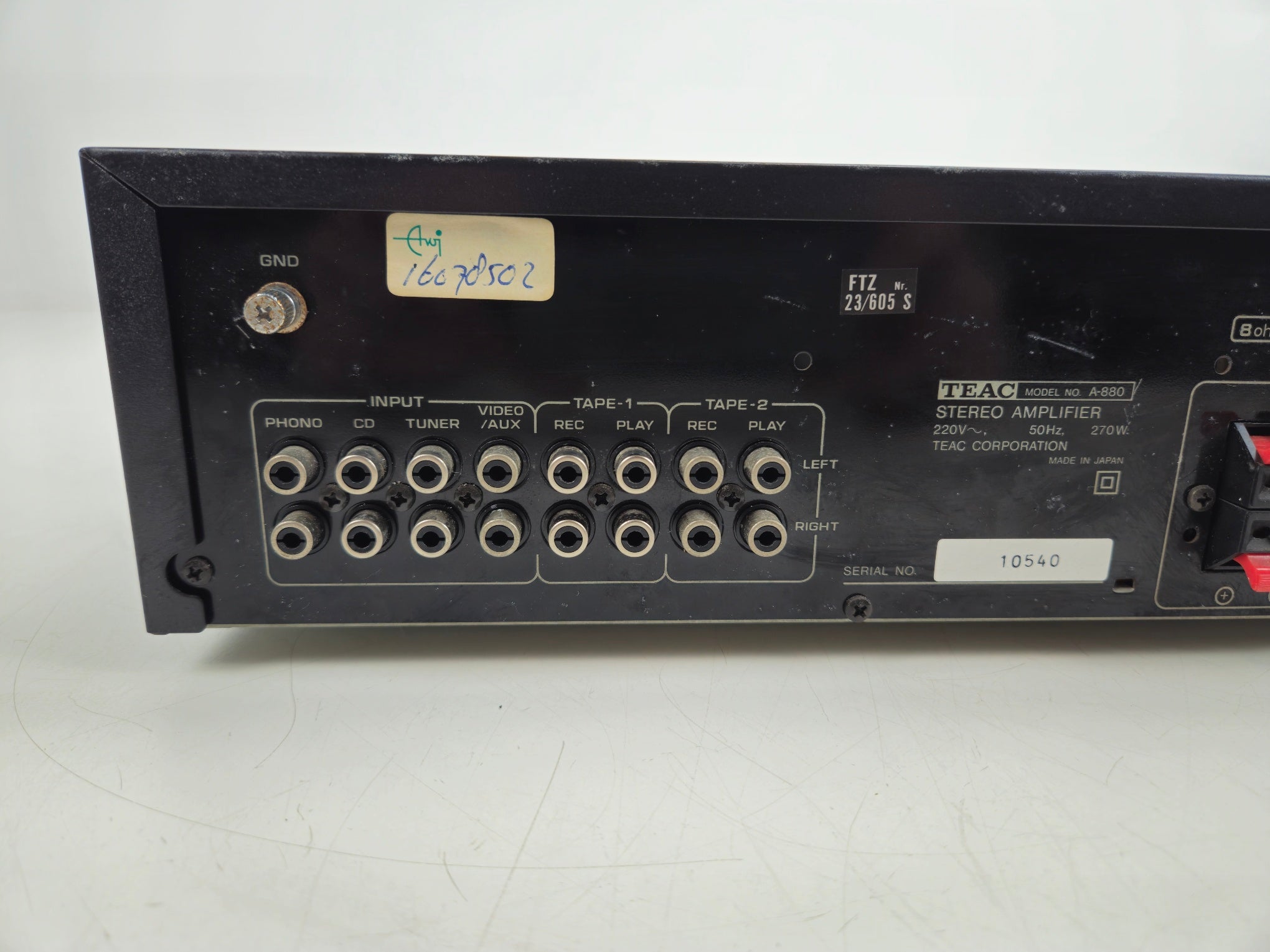 Teac - A-880 DC - Intergrated Stereo Amplifier