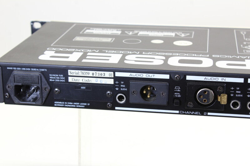 Behringer Composer MDX2000 Dynamics Processor With owners manual
