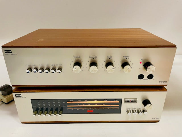 Klein & Hummel ES 20+ET20 Stereo Amplifier + AM/FM Tuner Set