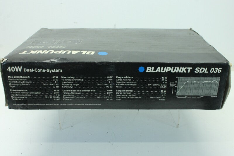 Blaupunkt SDL-036 - 40W, 4Ohm, Dual Cone Speakers Set of 2
