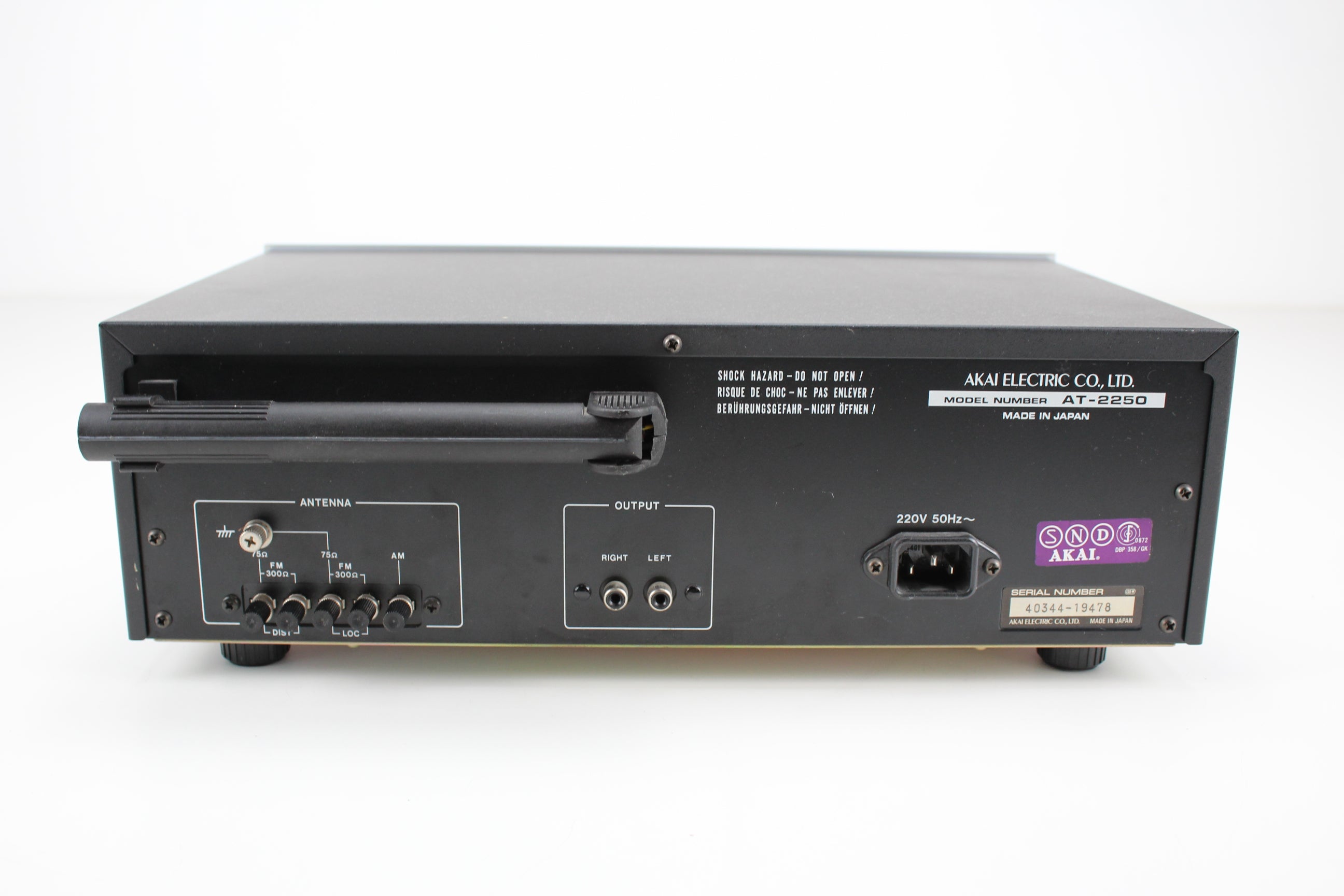 Akai At-2250 Vintage Tuner