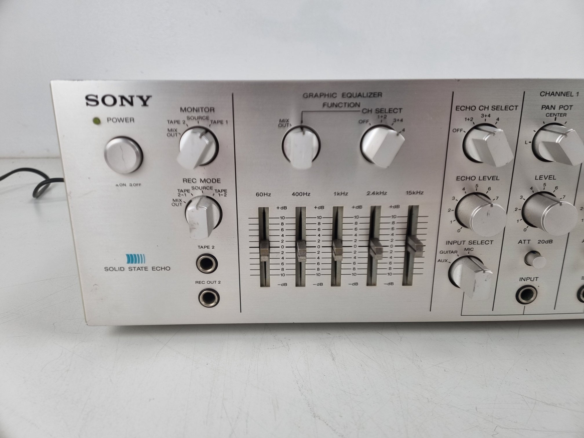 Sony MX 777 Microfoon Echo Mixer Solid State