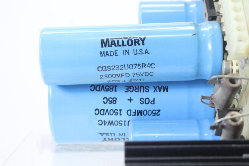 Bow Industries Inc. Transport Drive PCB 832.603 With Mallory Capacitors