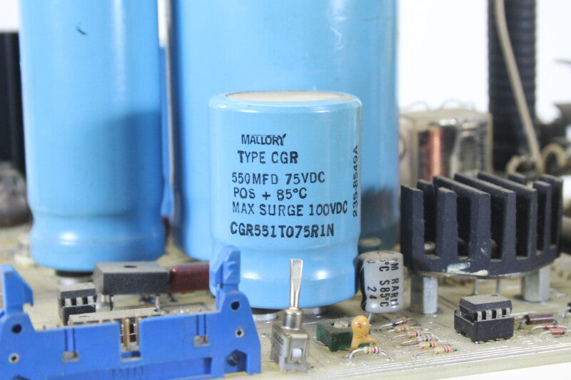 Bow Industries Inc. Transport Drive PCB 832.603 With Mallory Capacitors