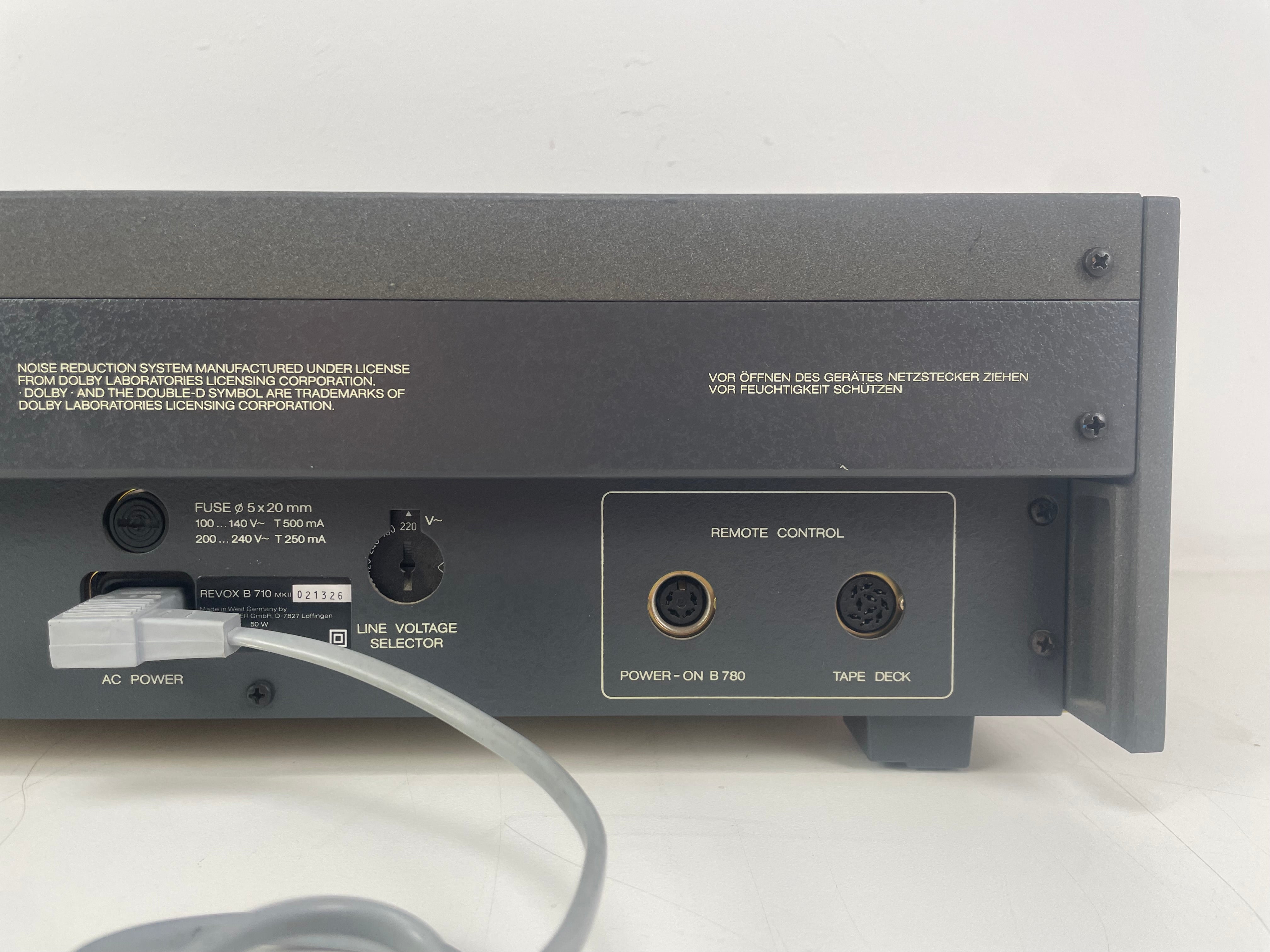 Revox - B710 MK2 - Stereo Cassette Deck